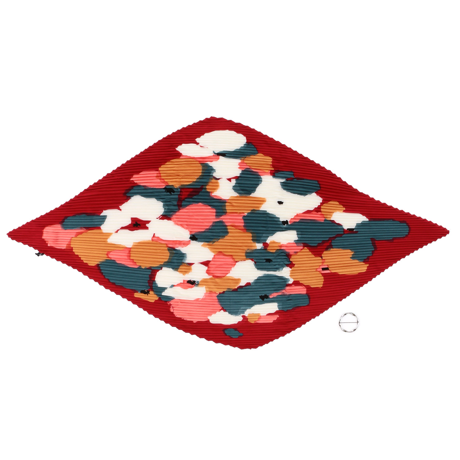 スカーフリング付きプリーツスカーフ ポップ - 画像3