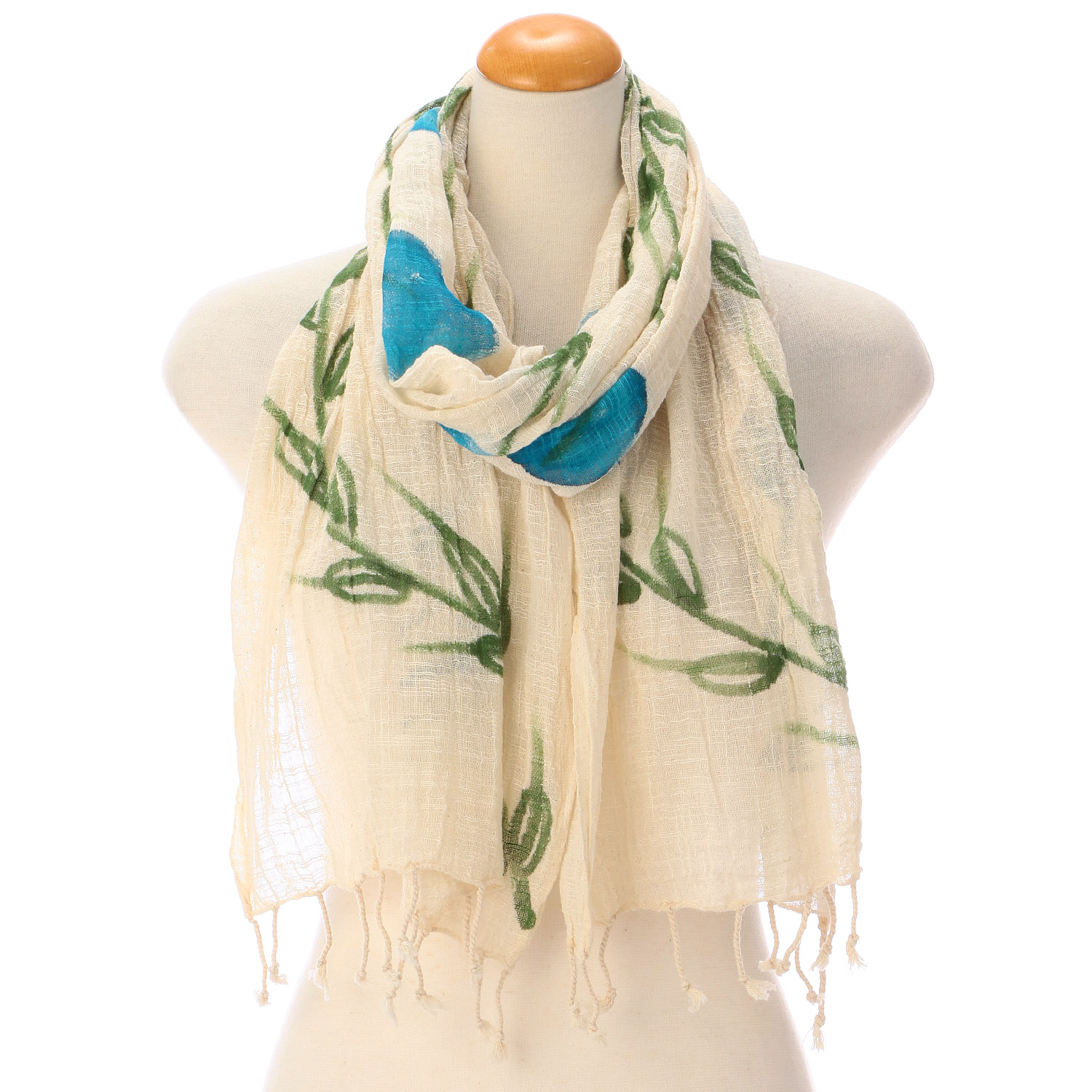 【07終了】インド製 手描き風ストール カラー - 画像20