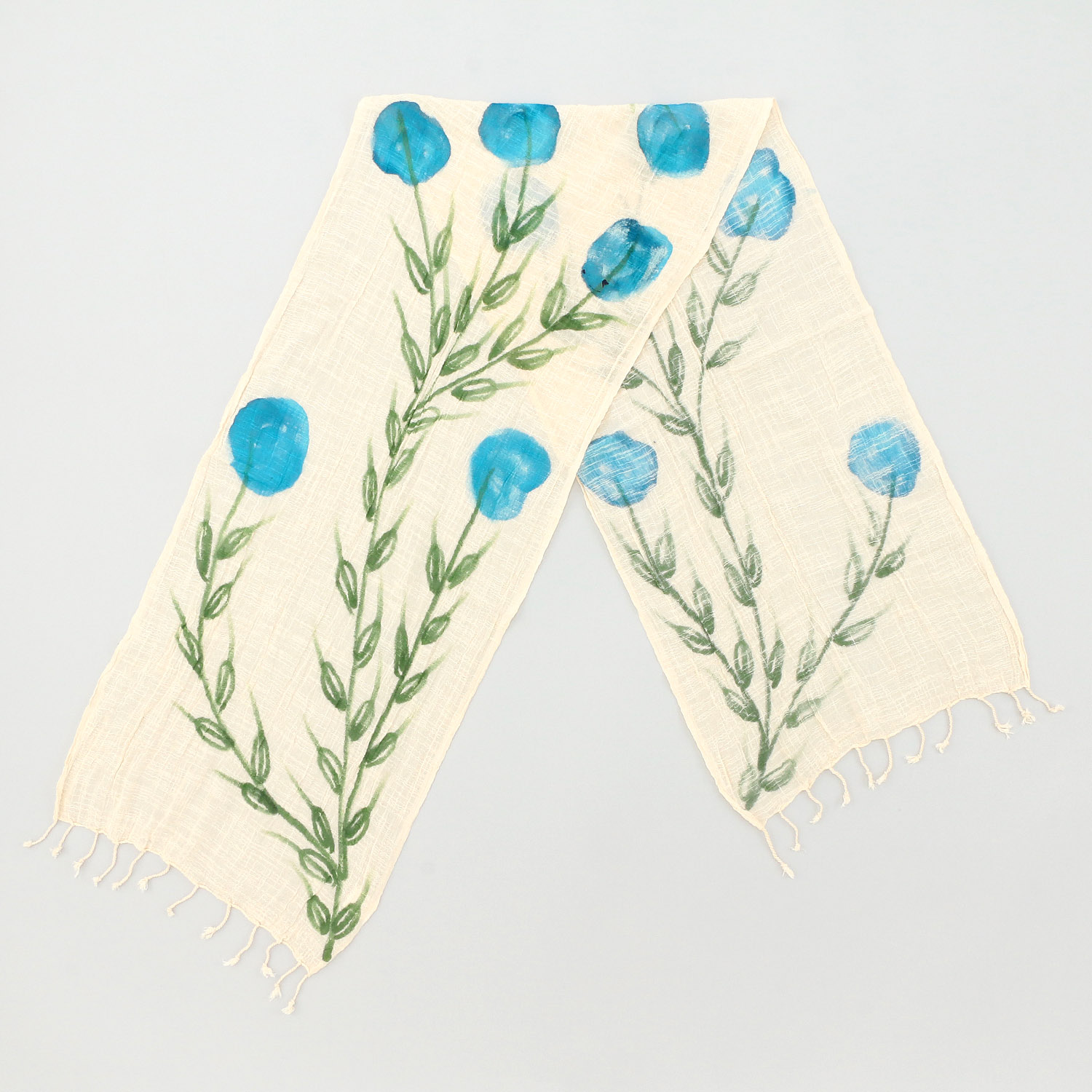 【07終了】インド製 手描き風ストール カラー - 画像21