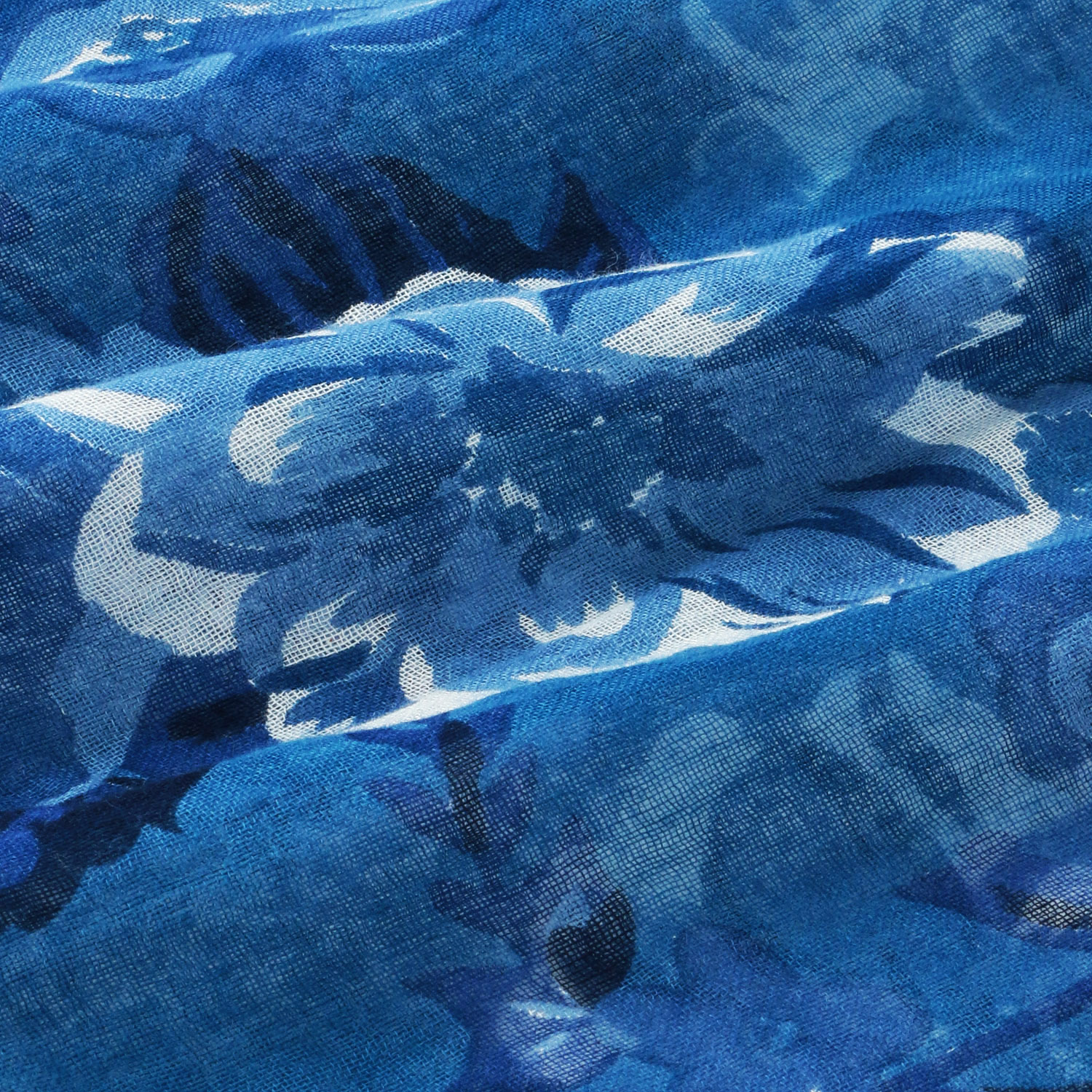 インド製 コットンガーゼ調大判ストール - 画像3