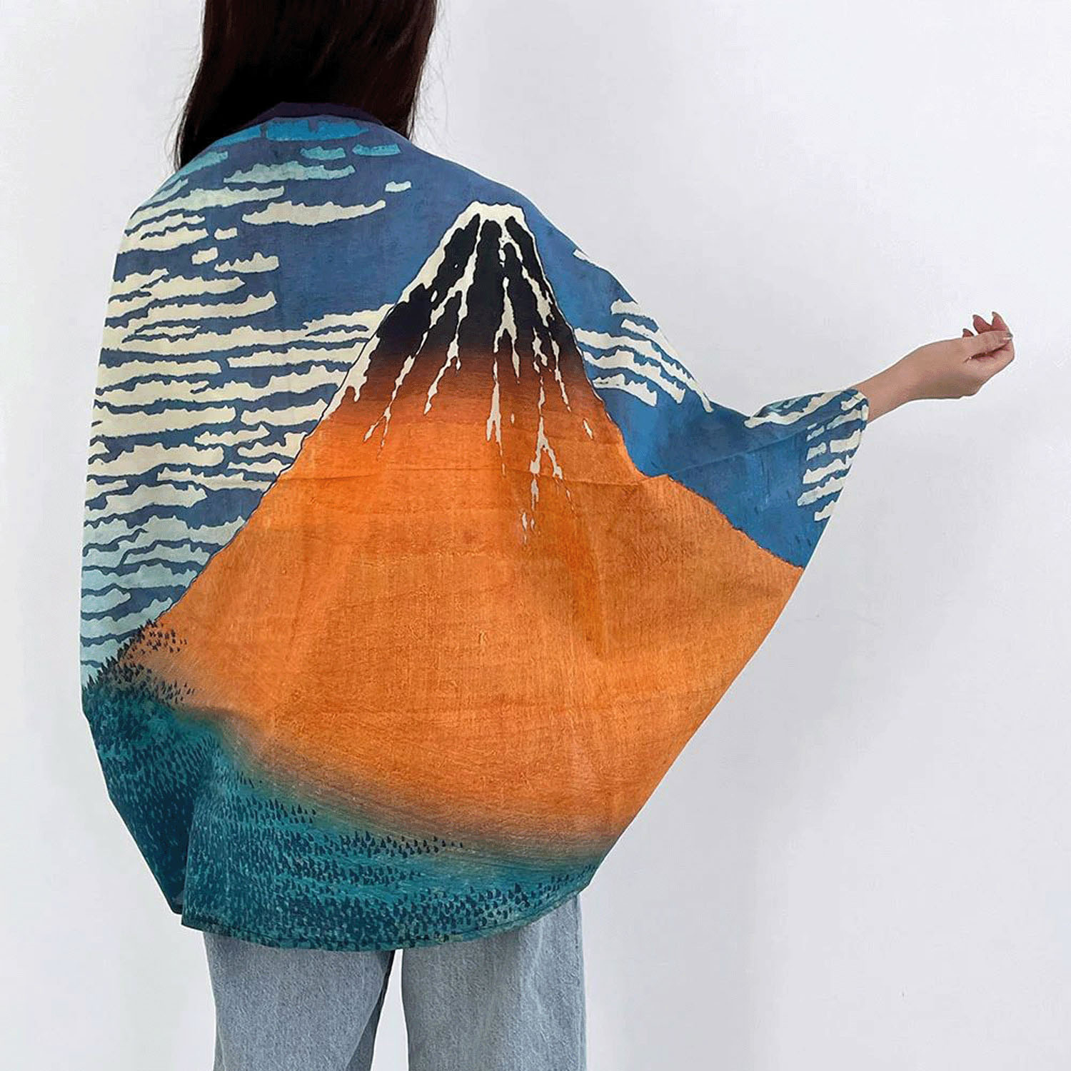 インド製 アートケープボレロ - 画像3