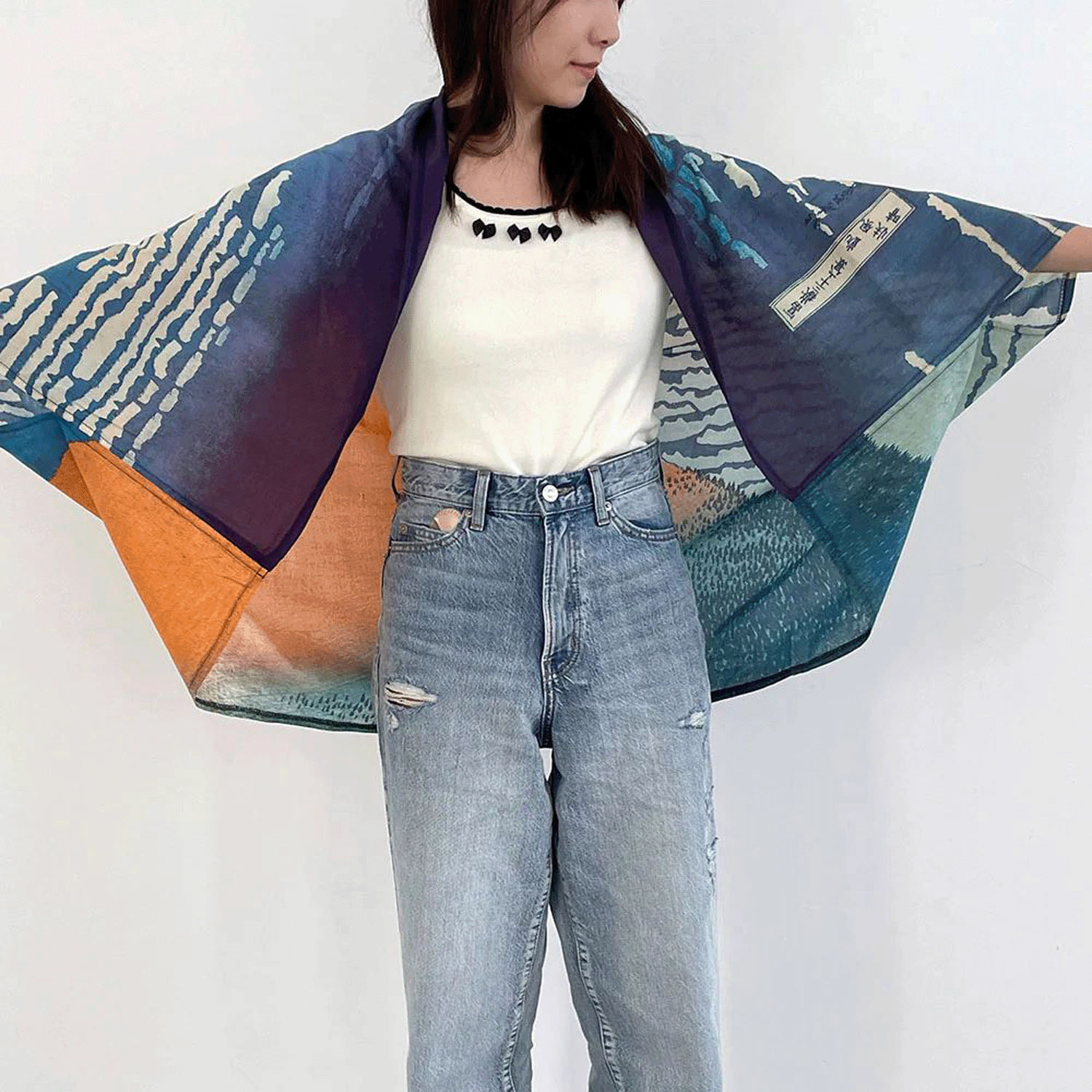 インド製 アートケープボレロ - 画像4