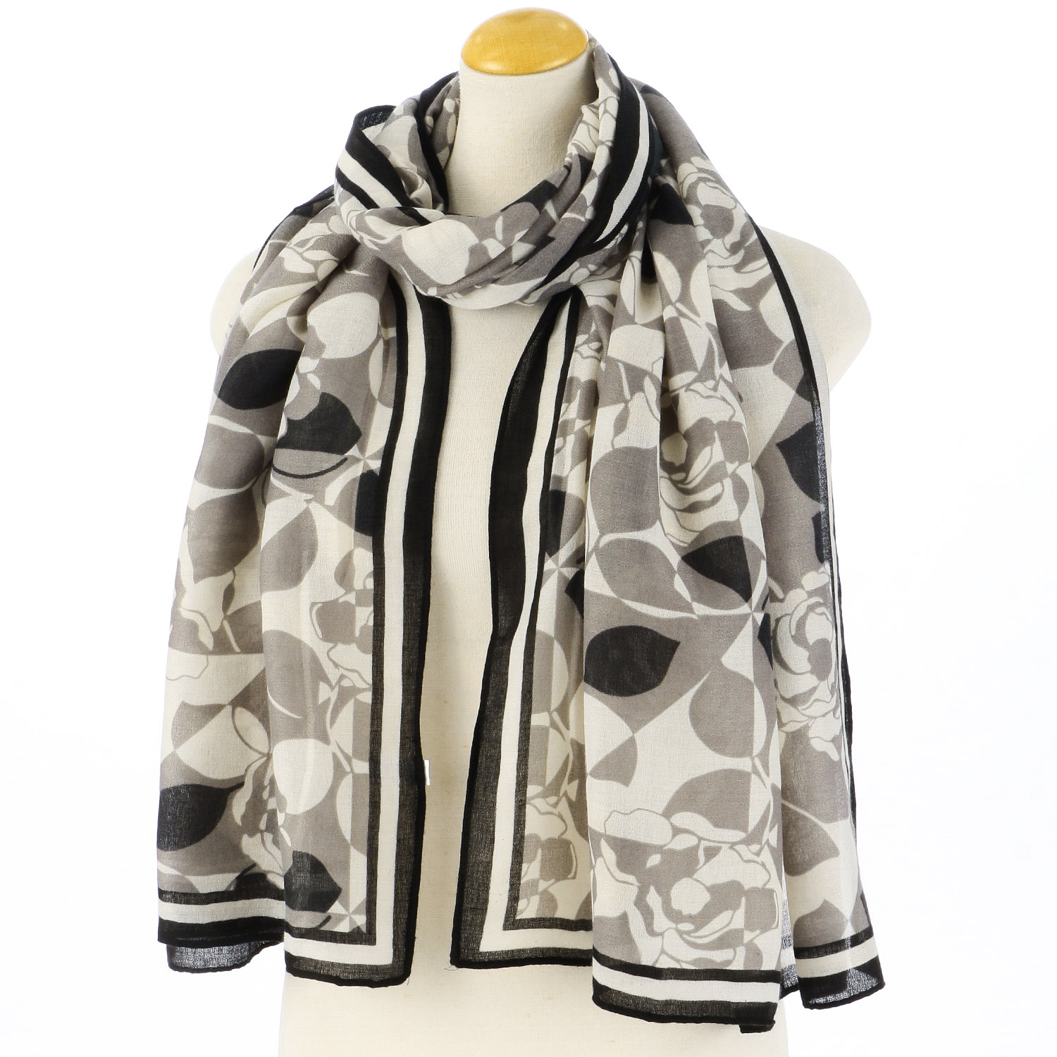 バラ柄ストール - 画像2