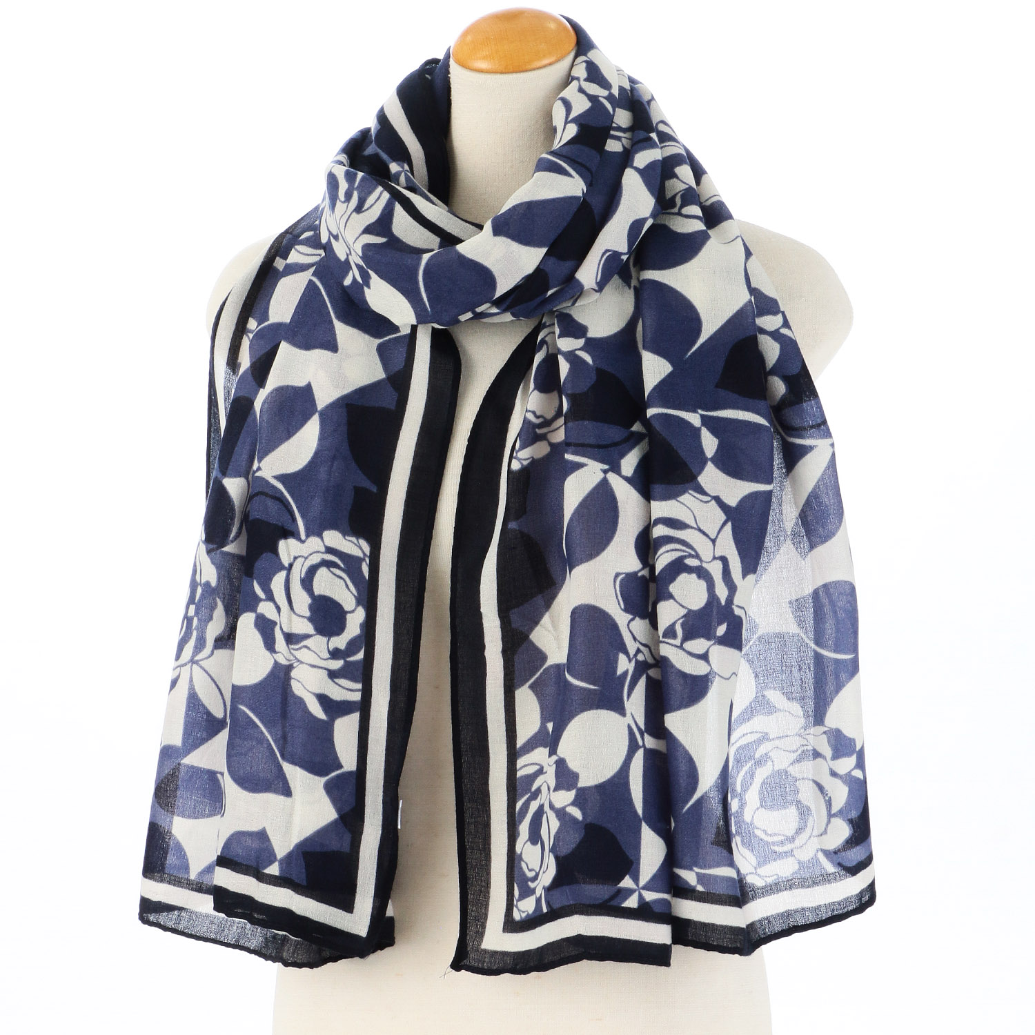 バラ柄ストール - 画像6