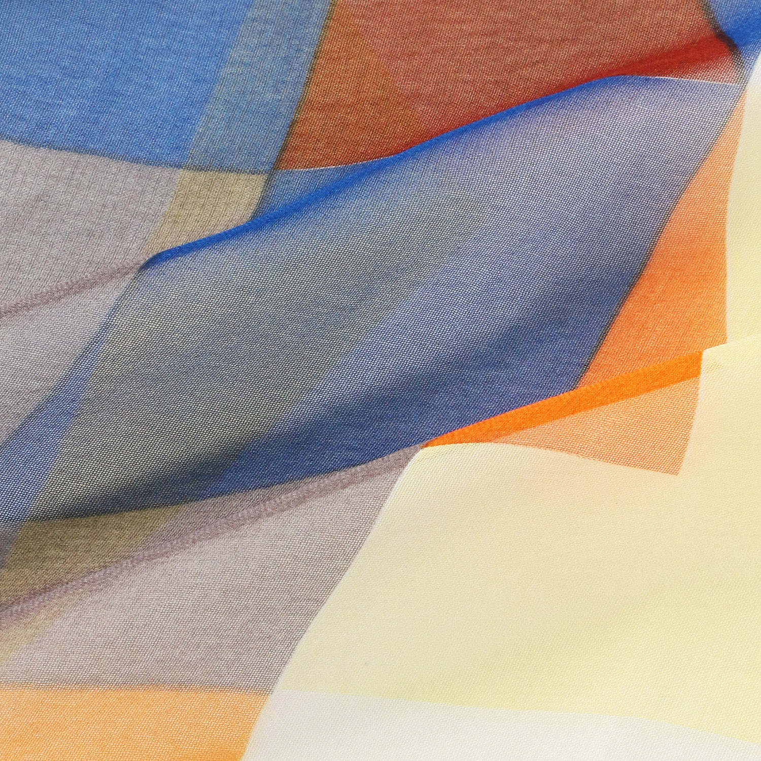 幾何柄シフォンプリントストール - 画像6