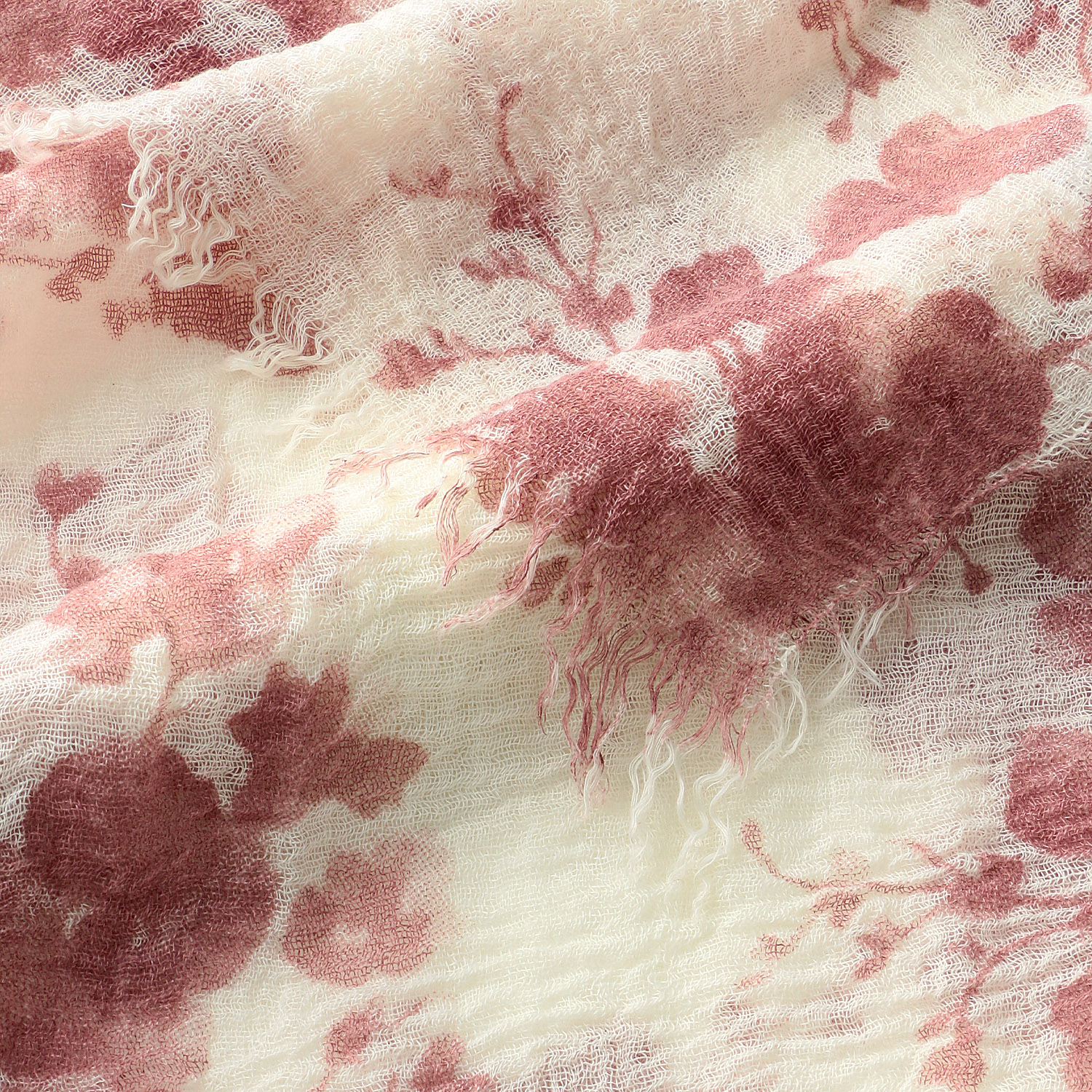 花柄ガーゼタッチストール - 画像5