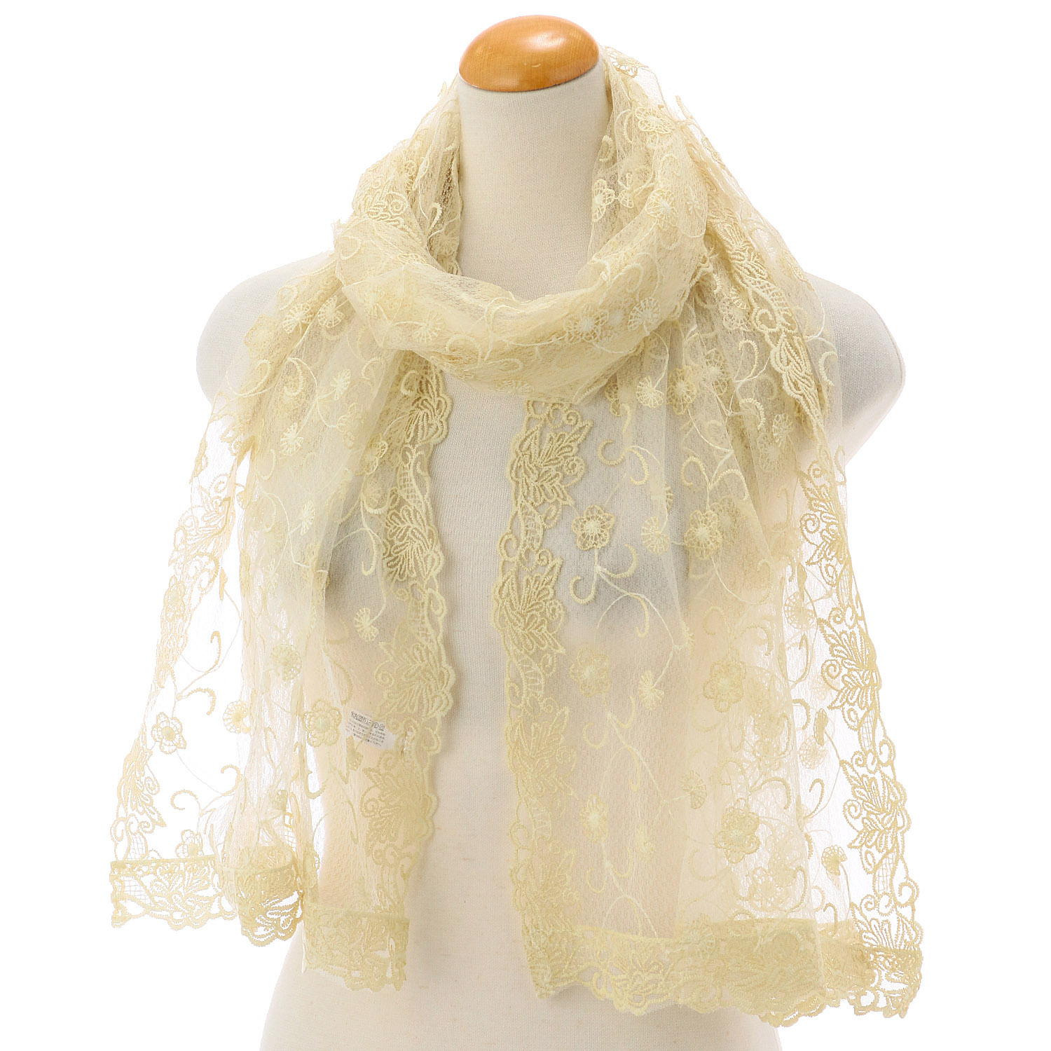 チュールレースストール - 画像1