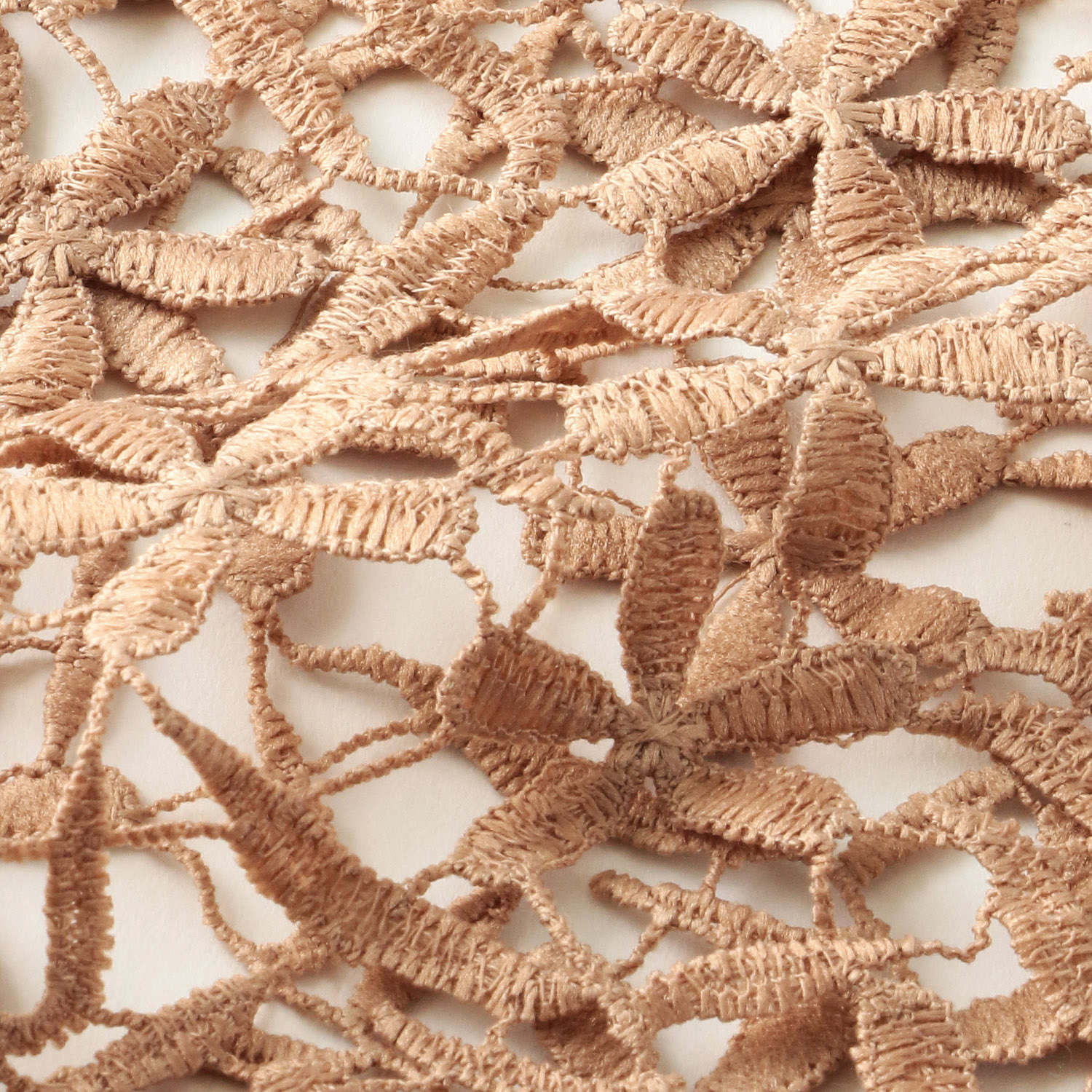 コットン刺繍三角レースストール 小花 - 画像6