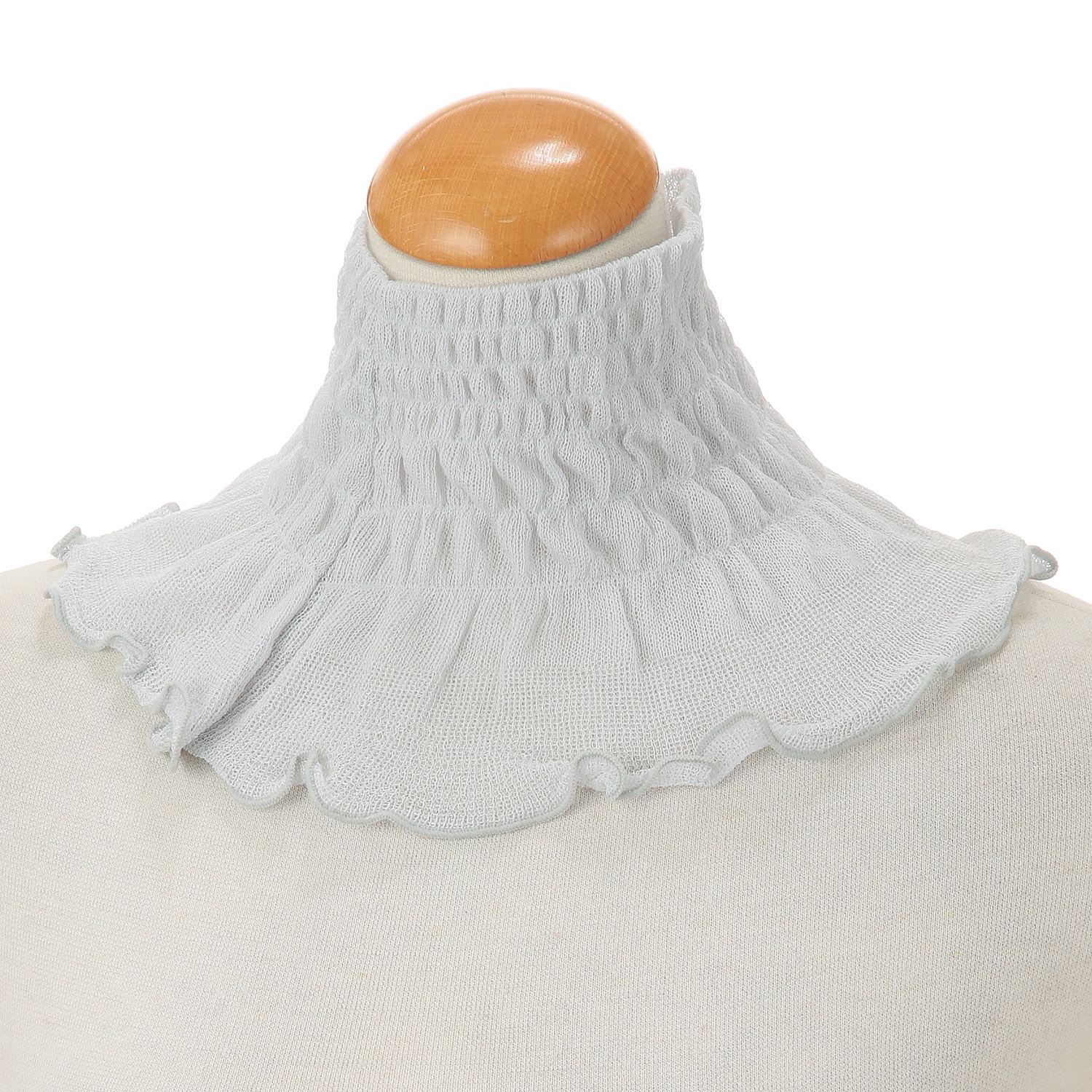 日本製 ネックカバー無地 春夏素材 - 画像2