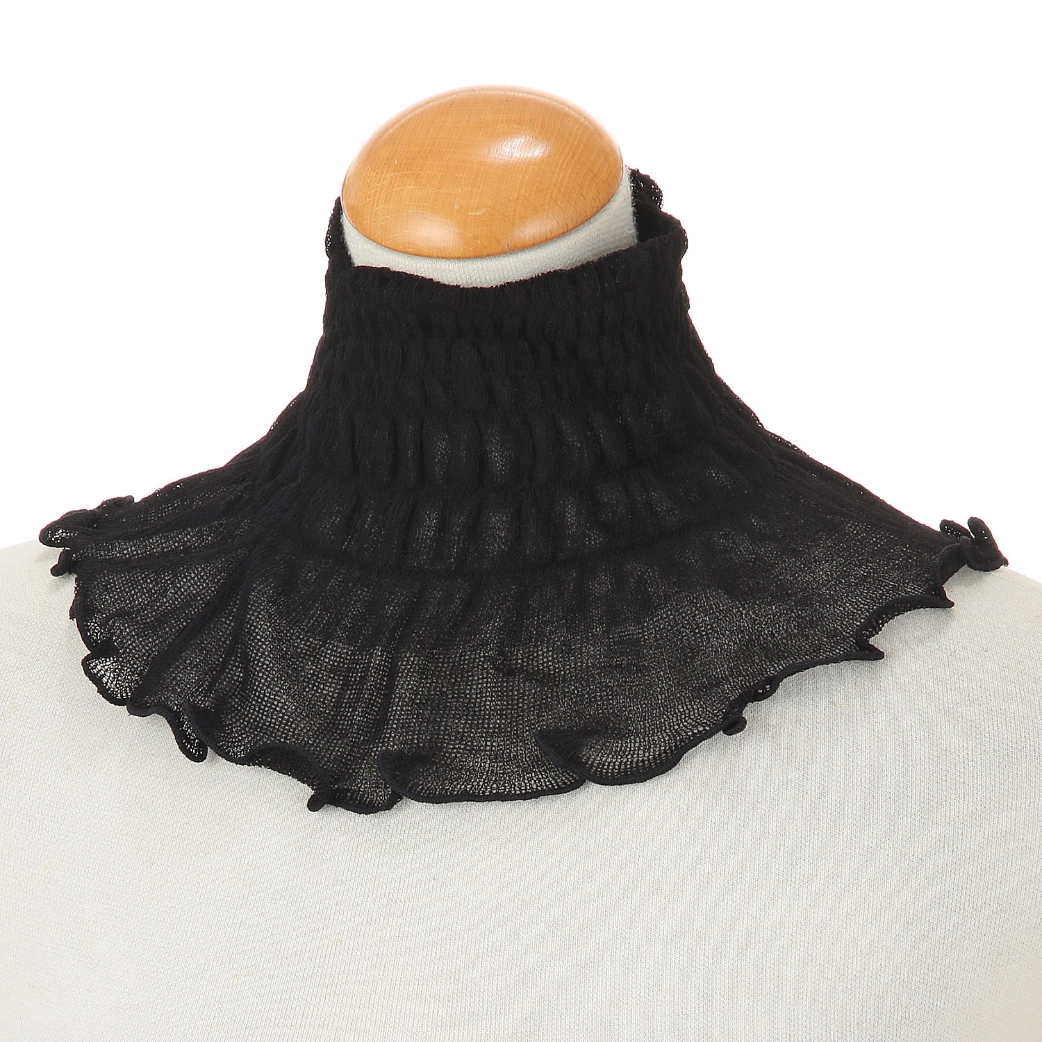 日本製 ネックカバー無地 春夏素材 - 画像3