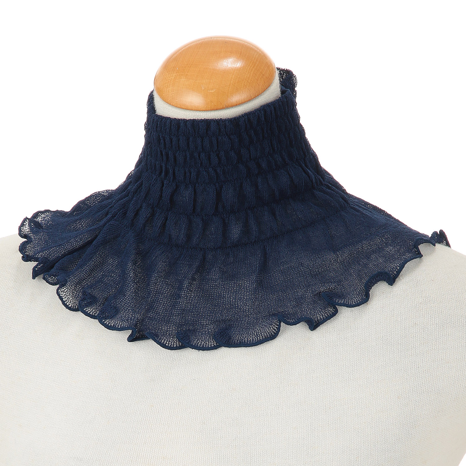 日本製 ネックカバー無地 春夏素材 - 画像5