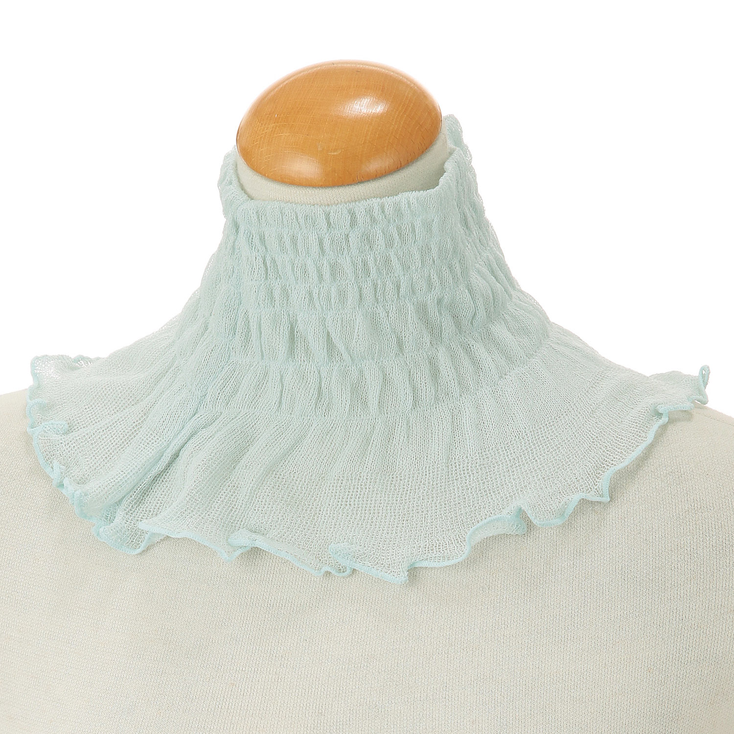 日本製 ネックカバー無地 春夏素材