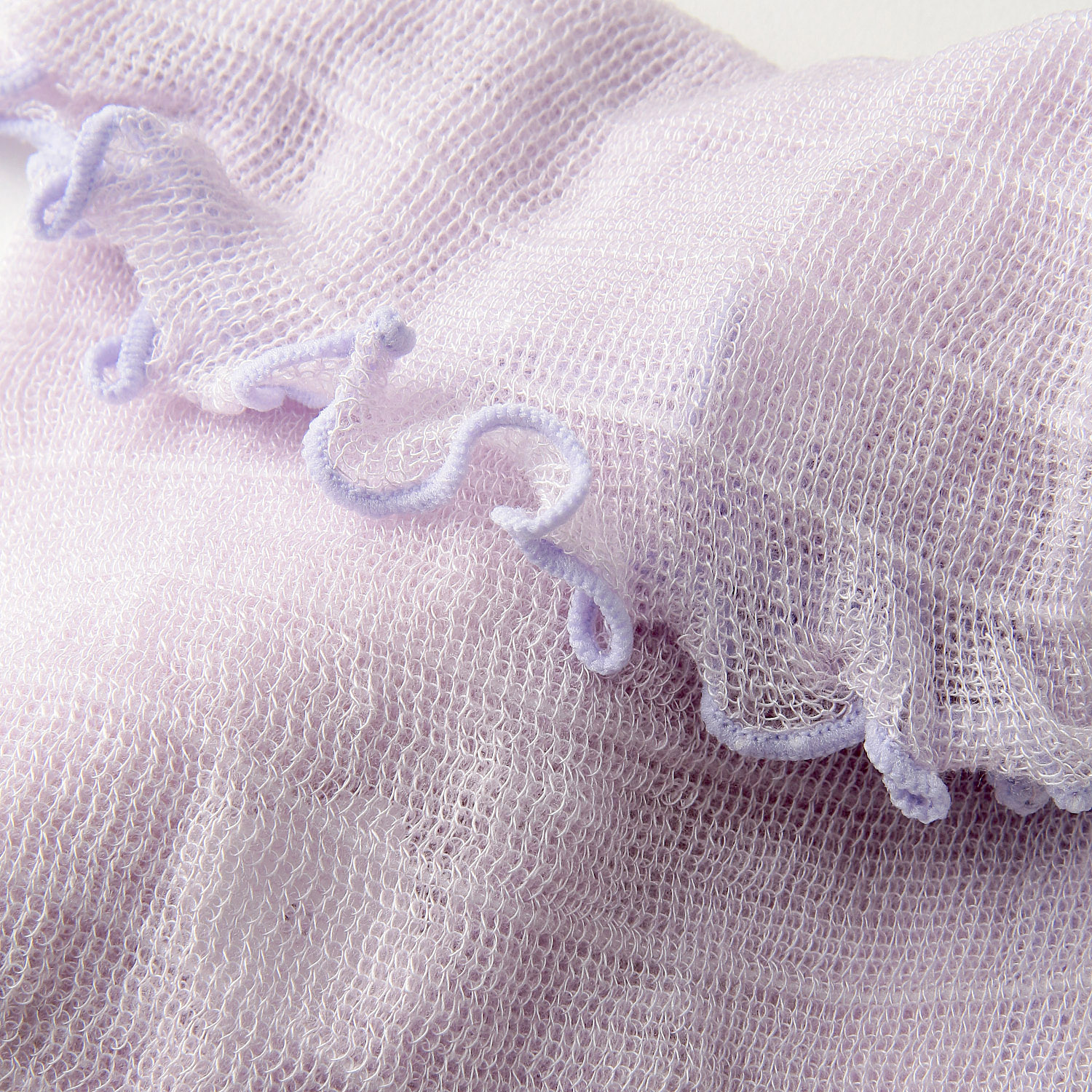 日本製 シルク混ネックカバー 無地 - 画像5