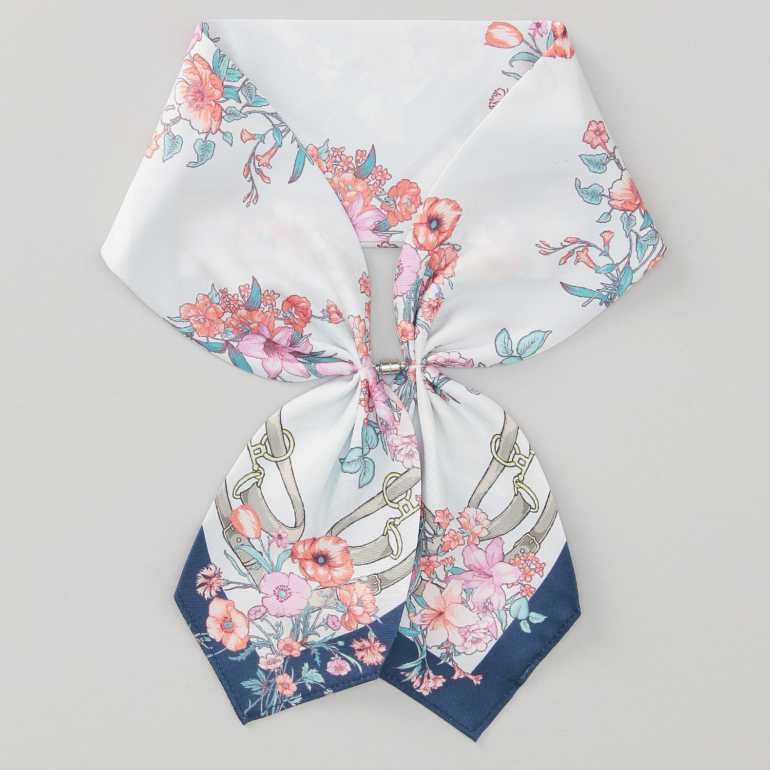 マグネット付ツイルスカーフ ボタニカルベルト - 画像4