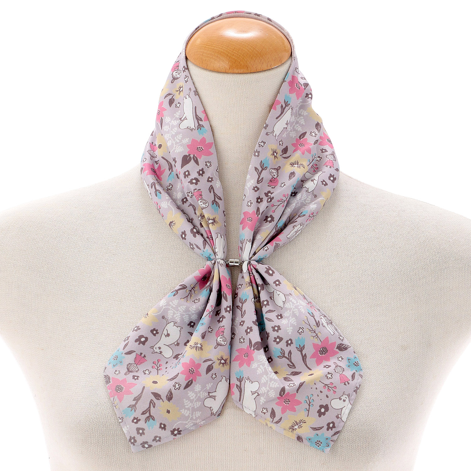 MOOMIN ひんやりワンタッチスカーフ 小さな幸せ - 画像4