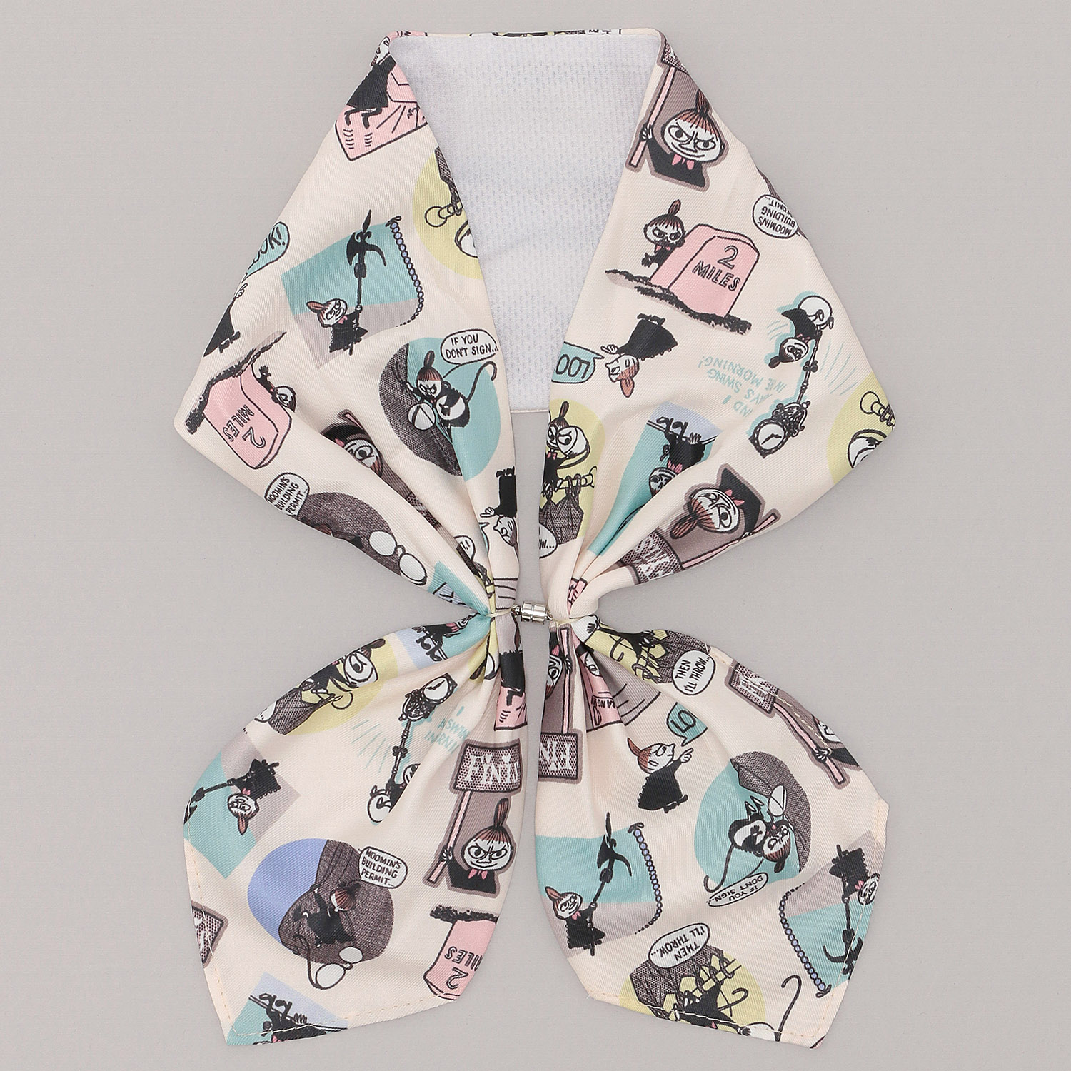 MOOMIN ひんやりワンタッチスカーフ リトルミイバッジ - 画像2