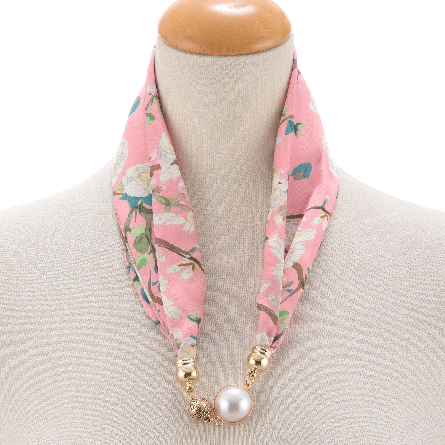 パール付きマグネットスカーフ - 画像2