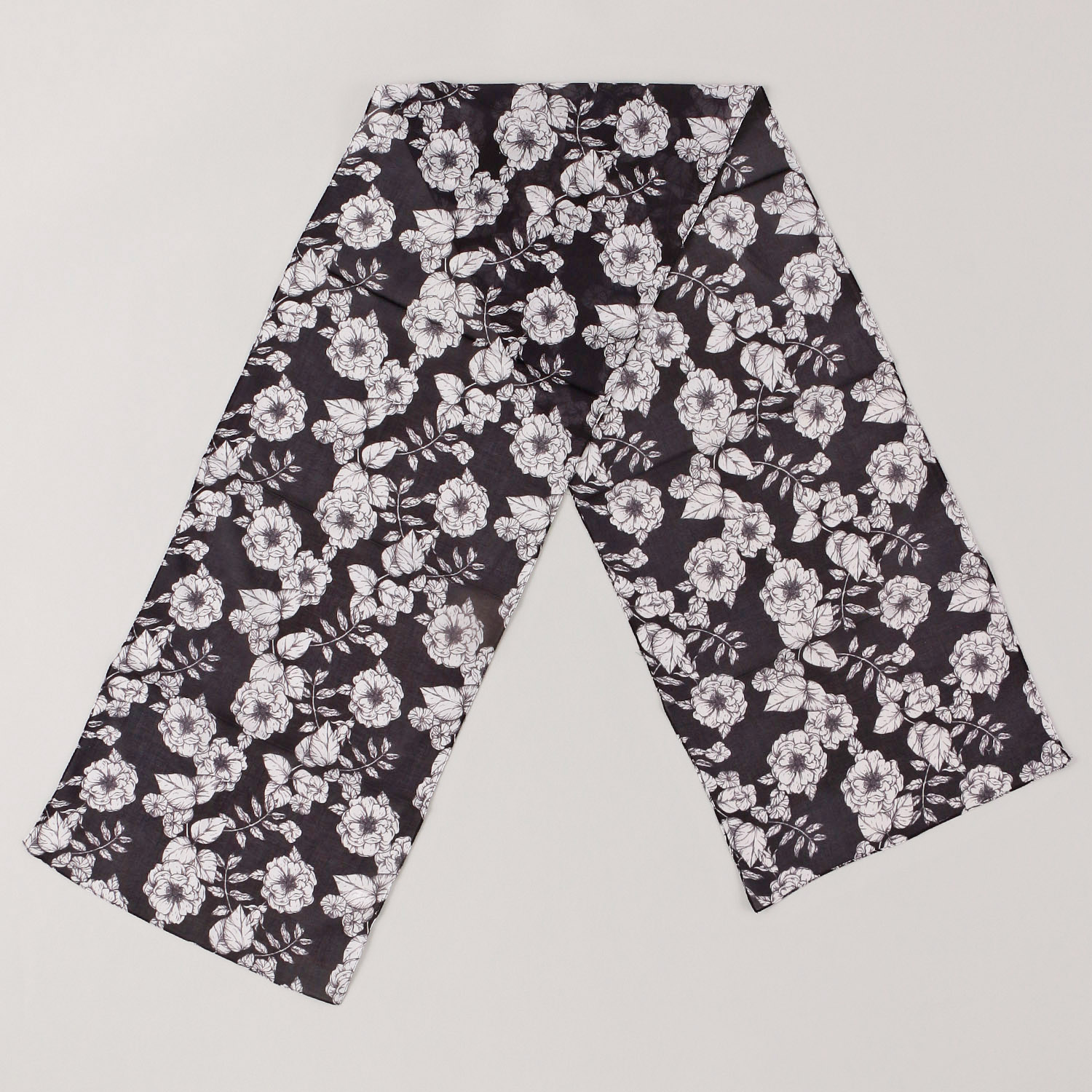 インド製 モノトーン柄プリントストール - 画像8