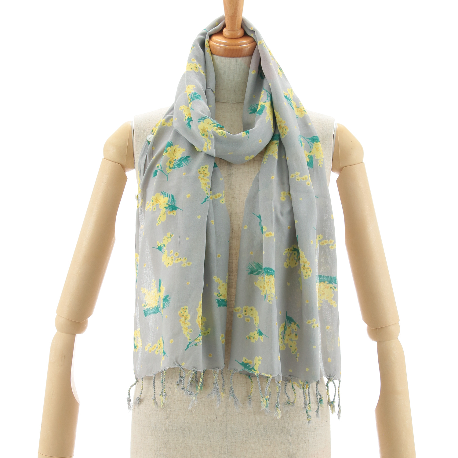 ミモザフルール3WAYストール - 画像1
