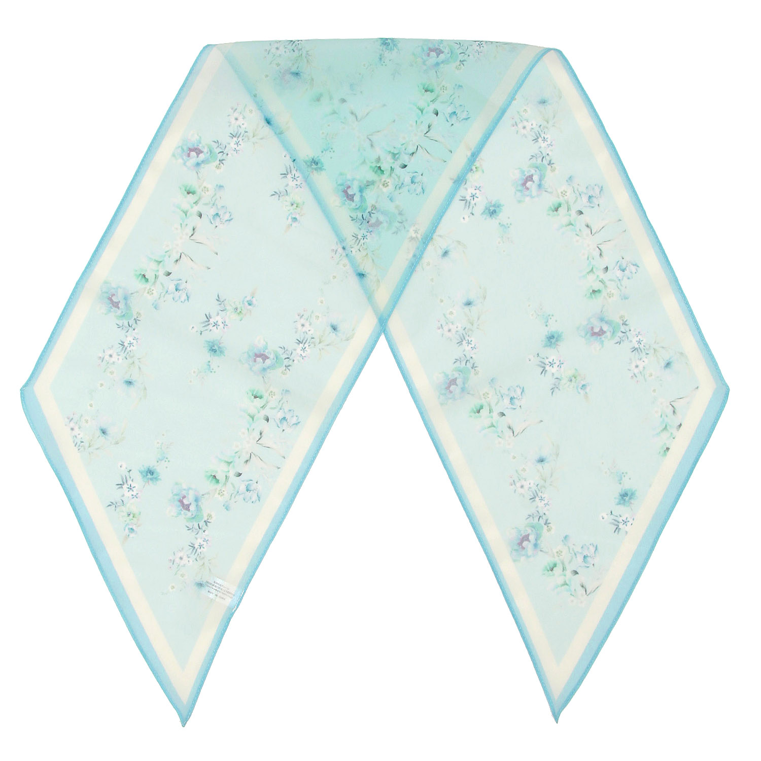 接触冷感フラワー剣先ストール - 画像4