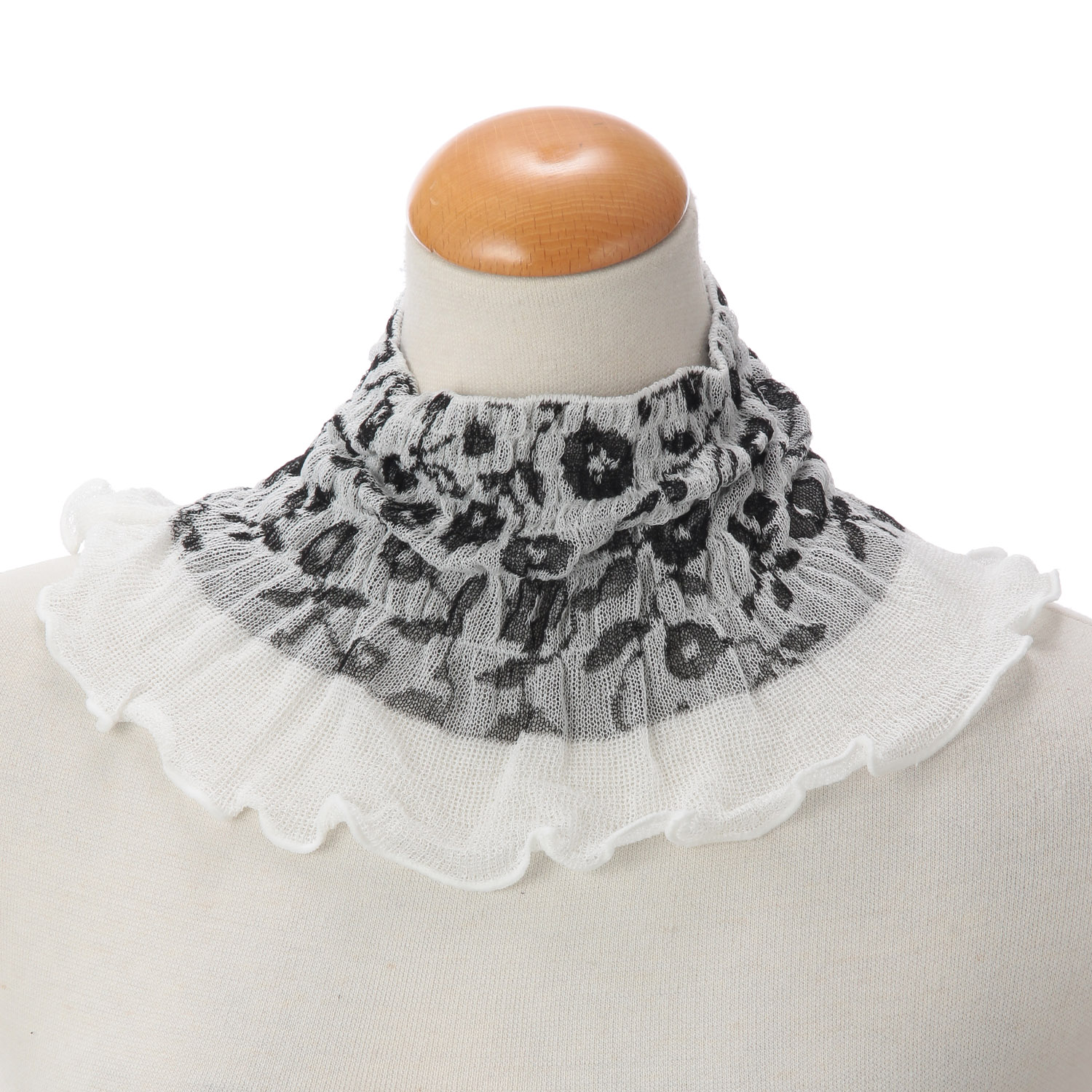 日本製ネックカバー 小花 春夏素材 - 画像1