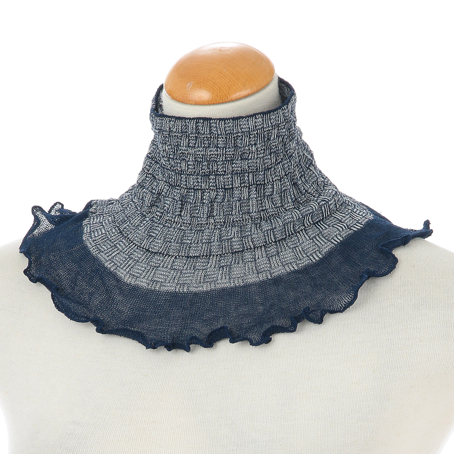 日本製ネックカバー算木 春夏素材 - 画像1