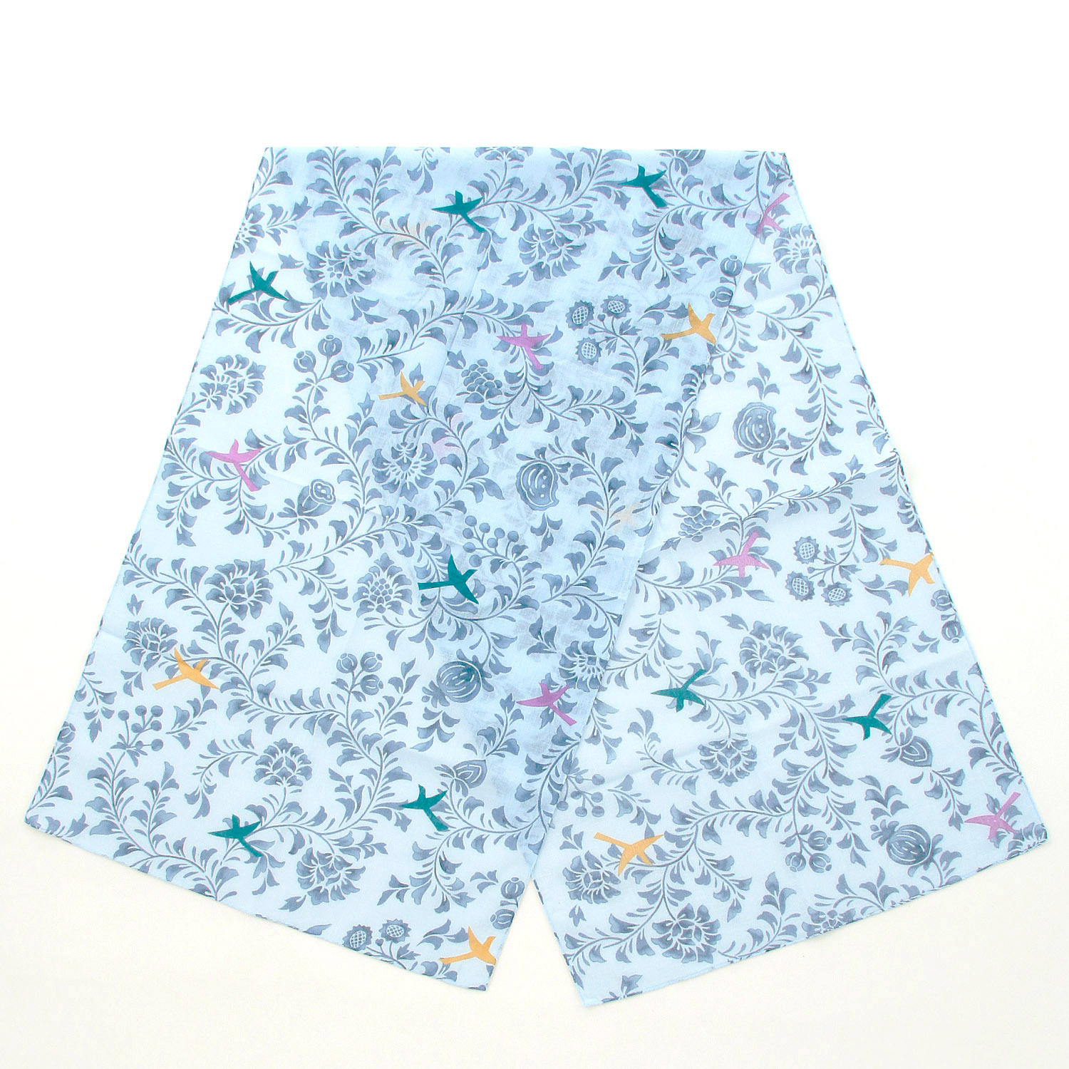 日本製 ガーゼチーフ 花鳥から草 - 画像3