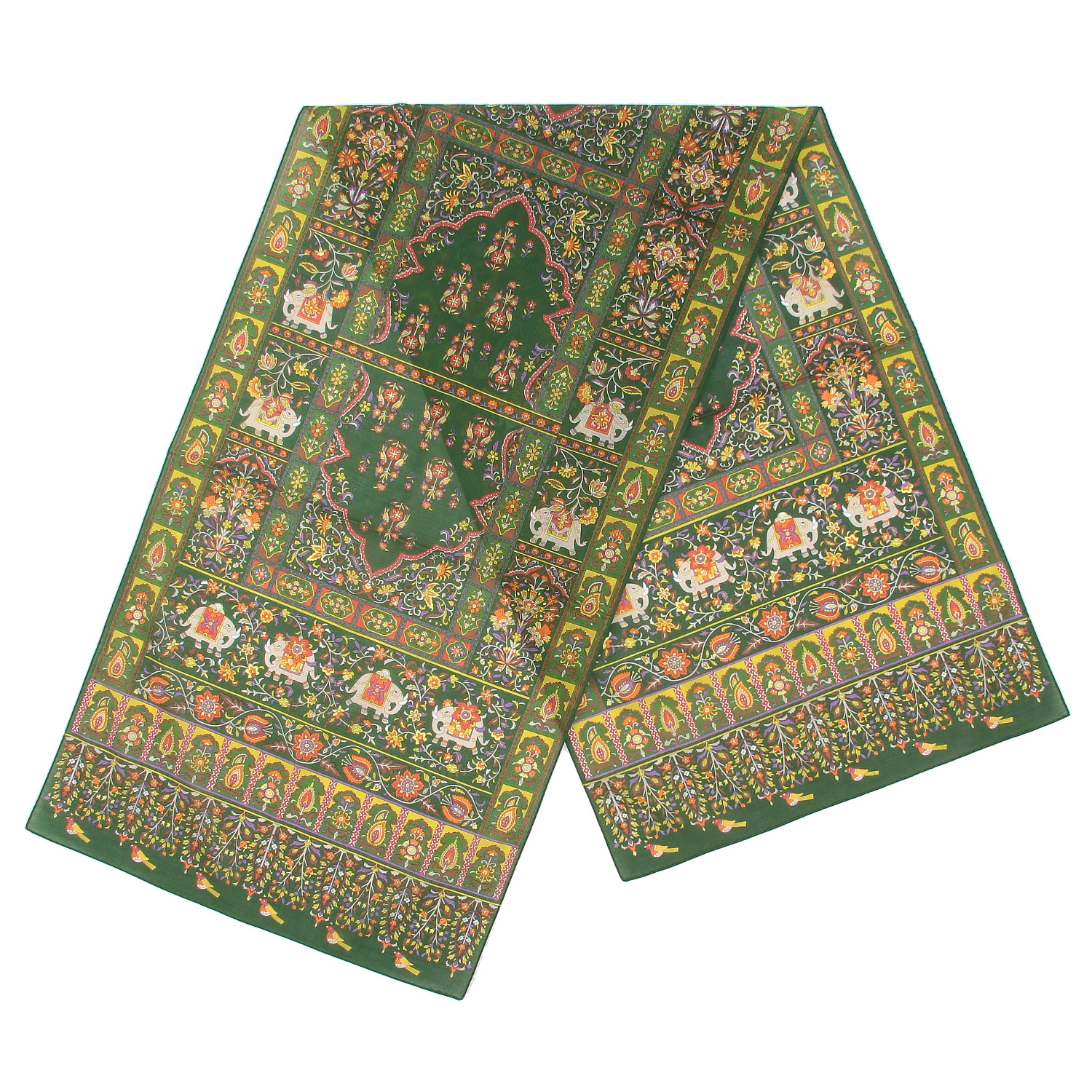 日本製 綿ローンロングスカーフ バンガロール - 画像3