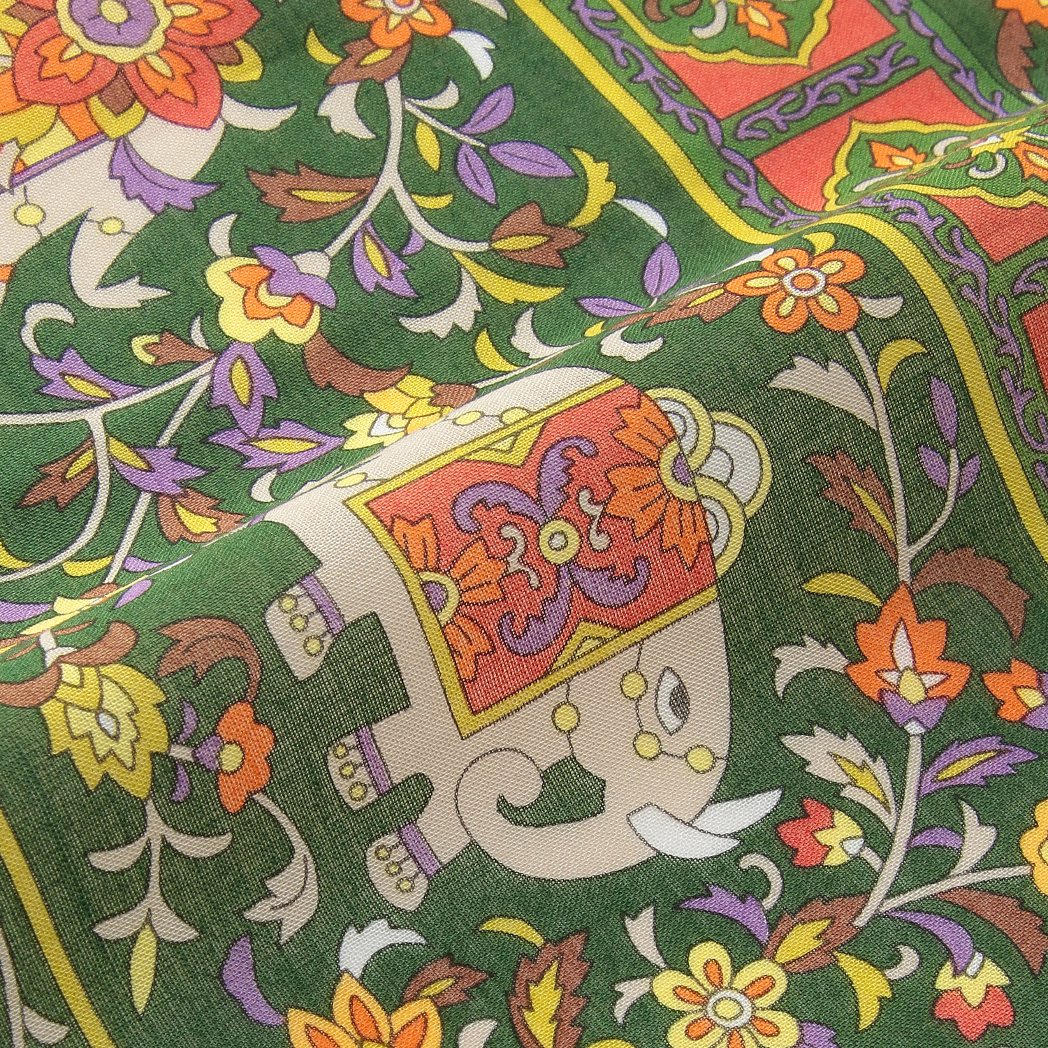 日本製 綿ローンロングスカーフ バンガロール - 画像4