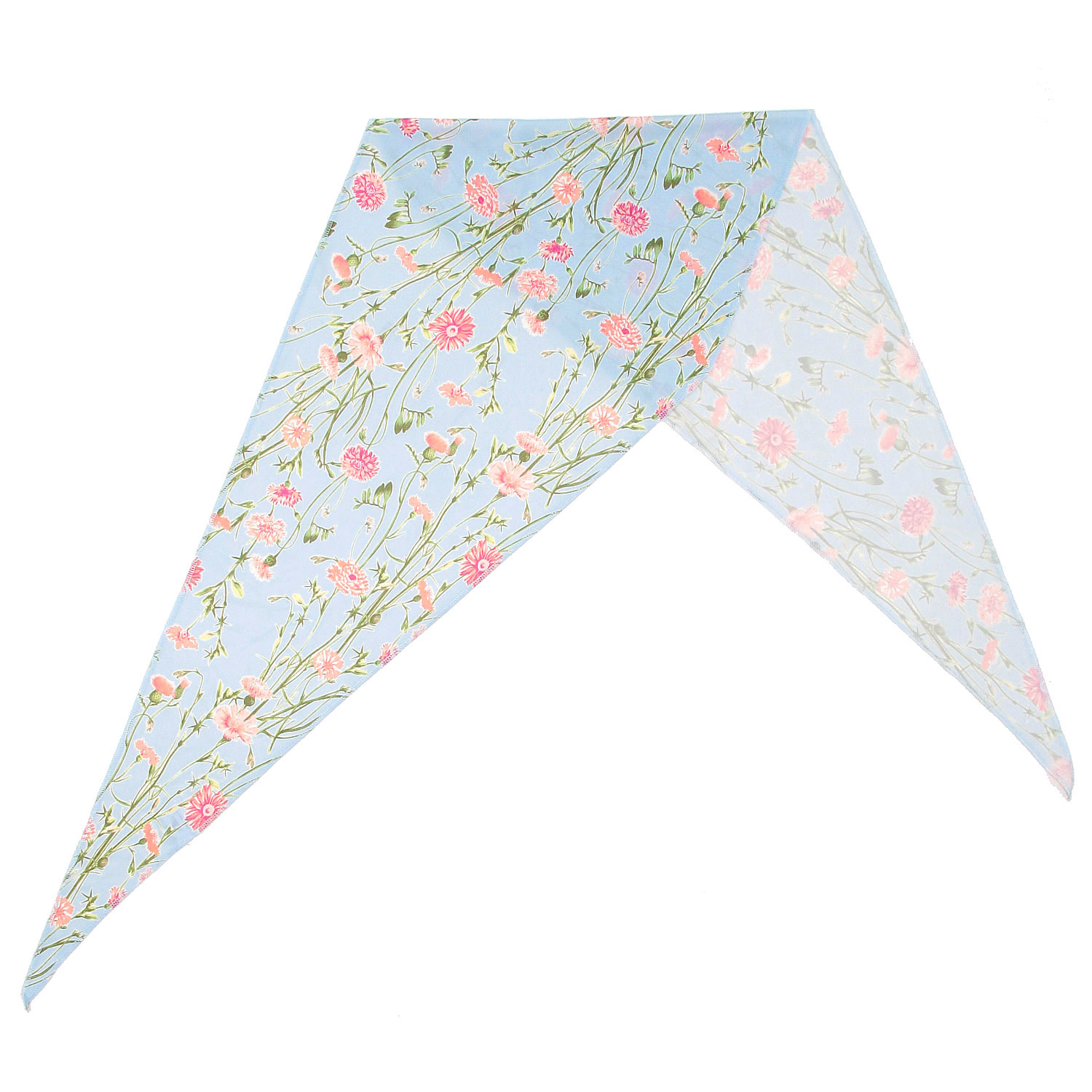 ひんやりひし形スカーフ ボタニカル柄 - 画像3