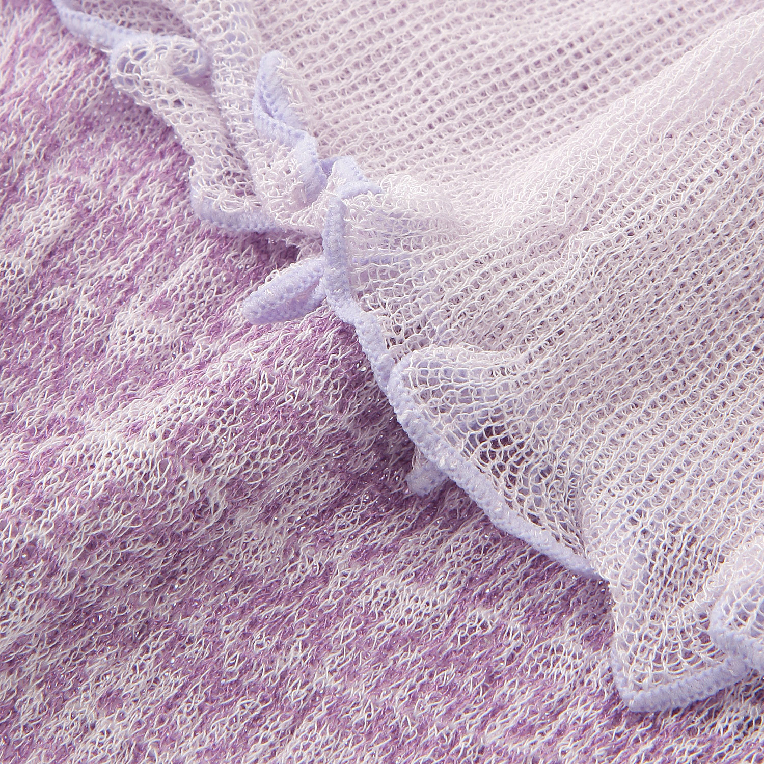 日本製 ロングネックカバ－ 格子柄 春夏素材 - 画像6