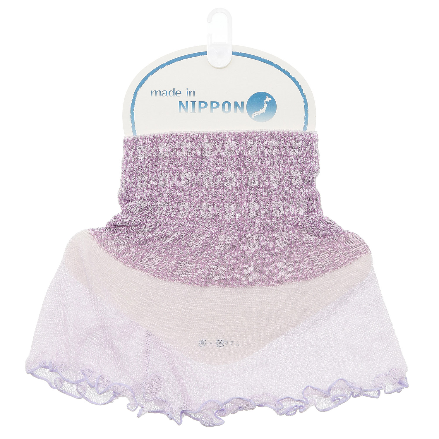 日本製 ロングネックカバ－ 格子柄 春夏素材 - 画像7