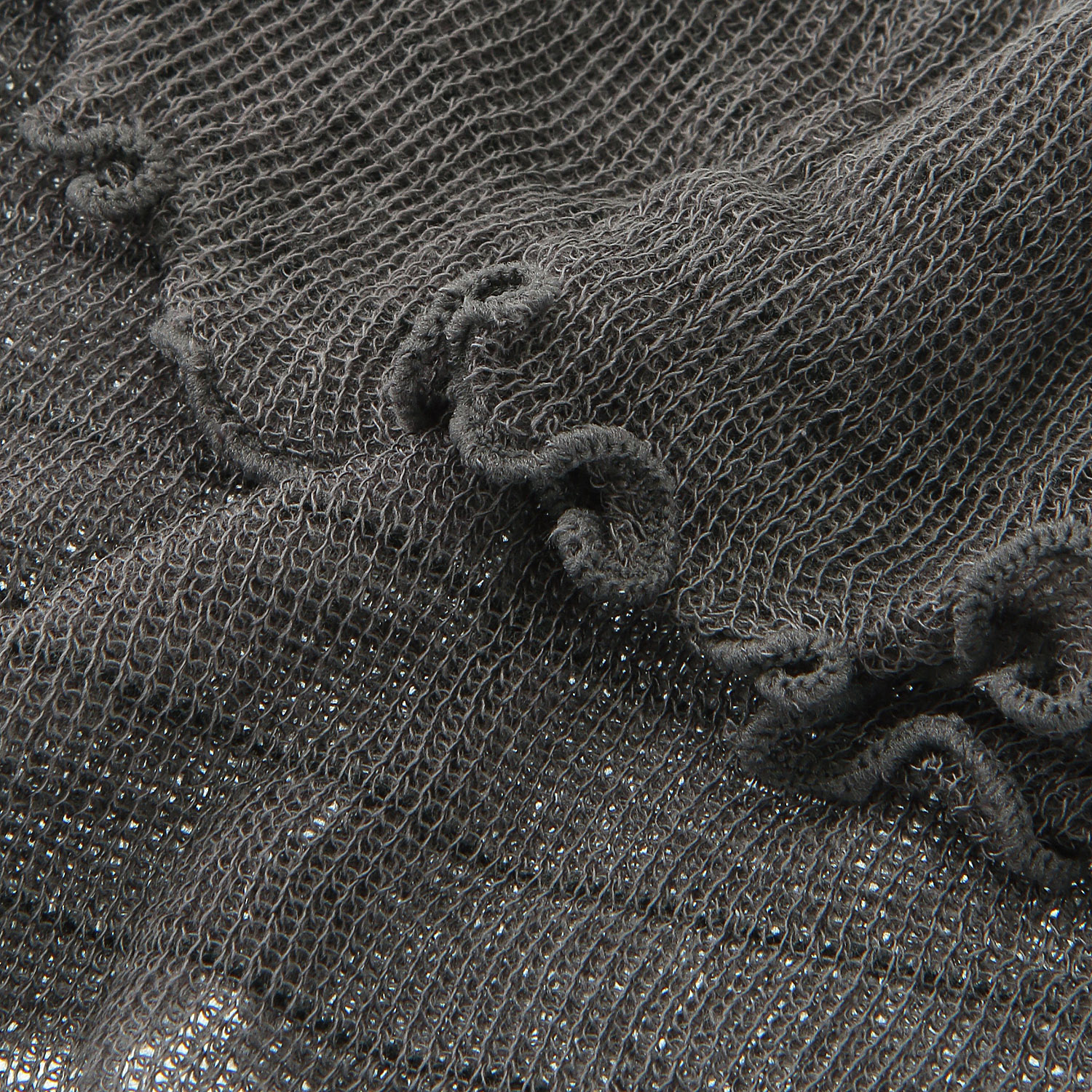 日本製 シルク混ネックカバー 無地 - 画像4