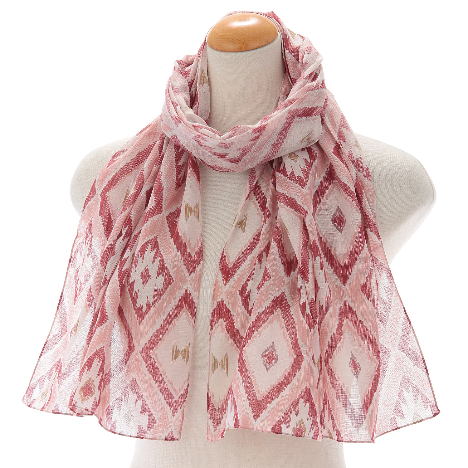 日本製 ガーゼチーフ 絣