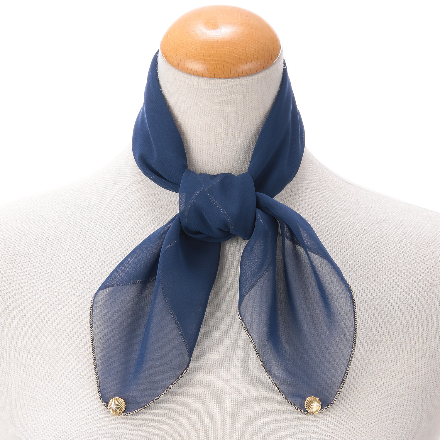 日本製 ポリエステルシフォンスカーフ 52×52 - 画像12