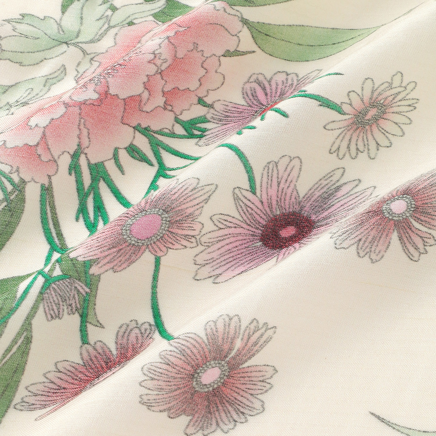 インド製 キュプラ混接触冷感ストール - 画像6