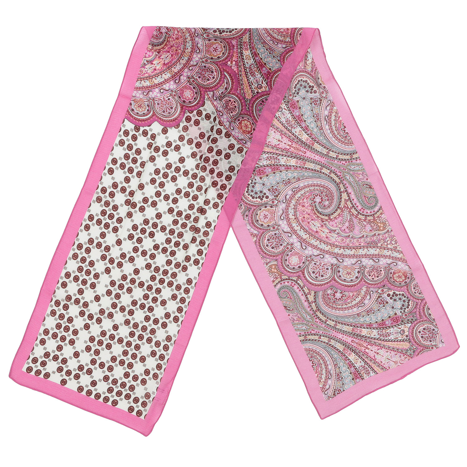 インド製 キュプラ混接触冷感ストール - 画像4