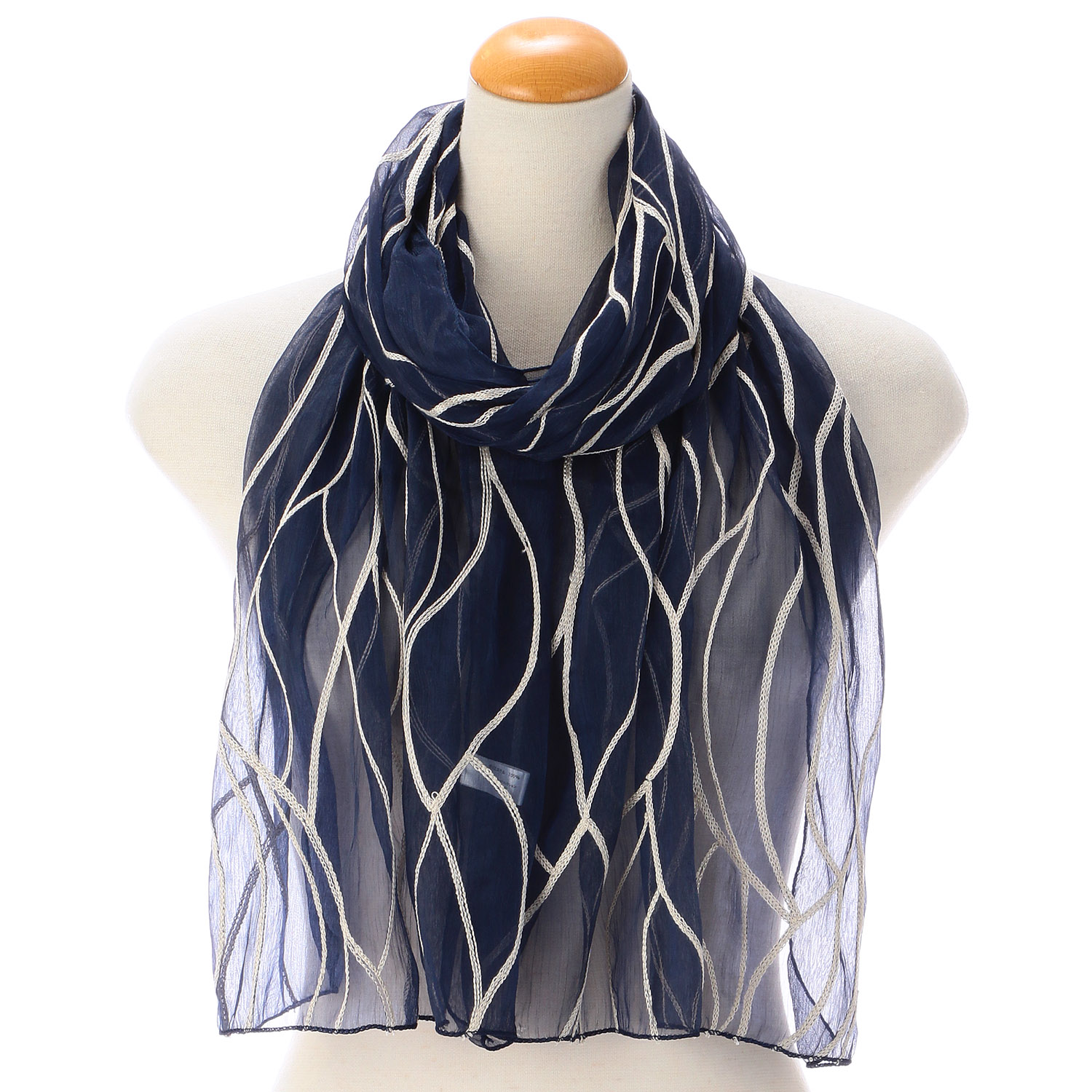 ライン刺繍ストール - 画像7