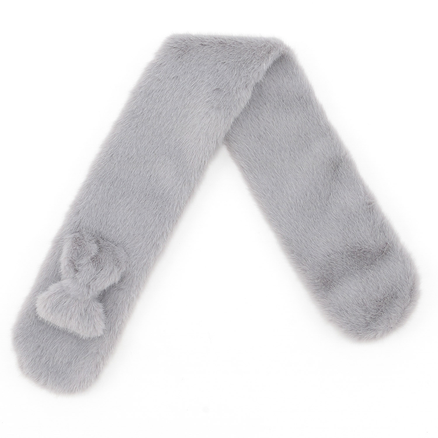 【ベージュ終了】エコファーリボンループティペット - 画像2