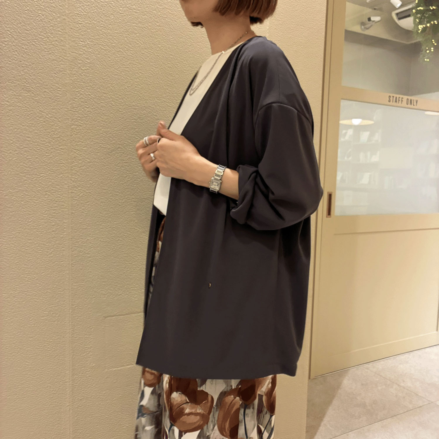 【Insta Live】【エトワールオリジナル】MONSTYLE強撚スムースジャケット - 画像5