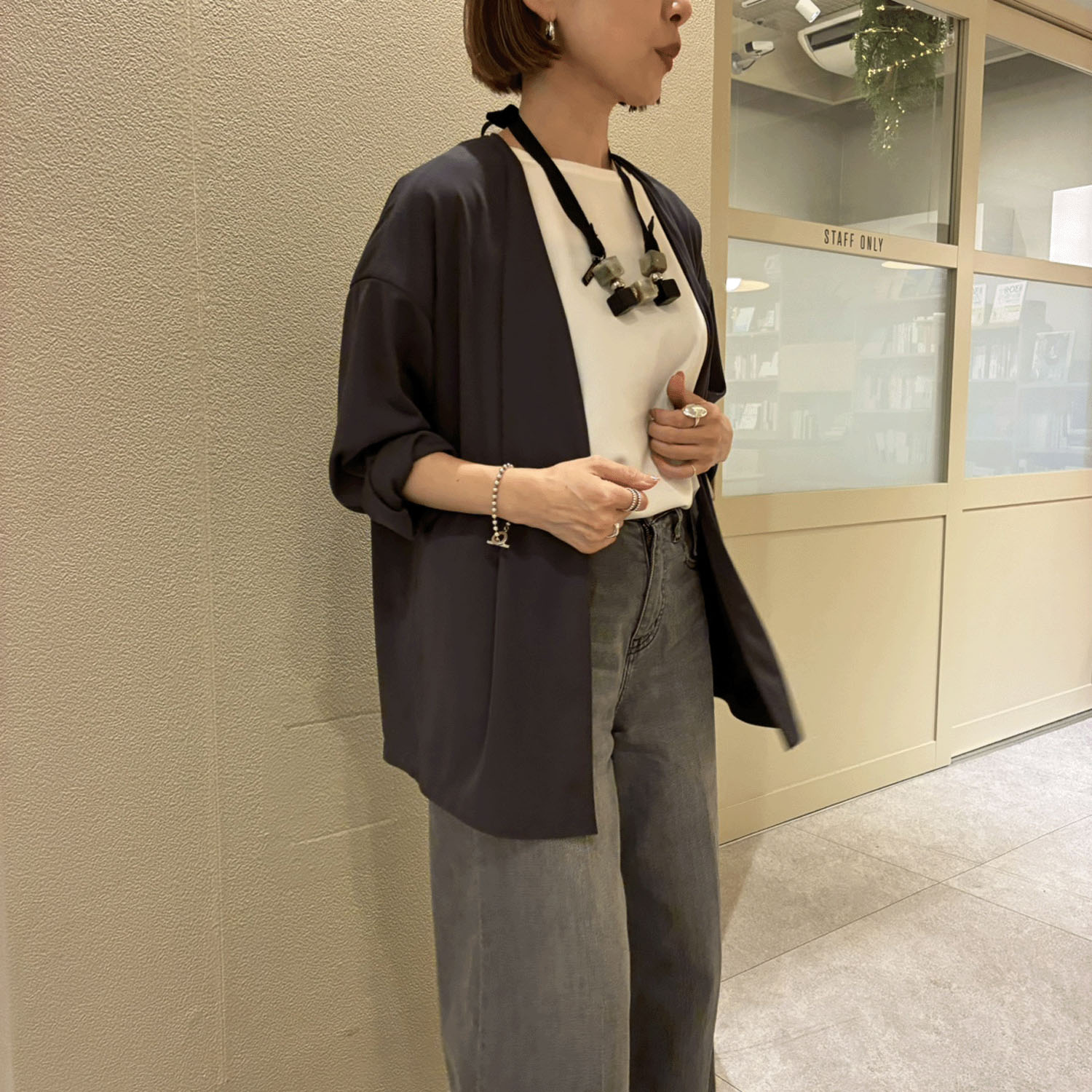 【Insta Live】【エトワールオリジナル】MONSTYLE強撚スムースジャケット - 画像9