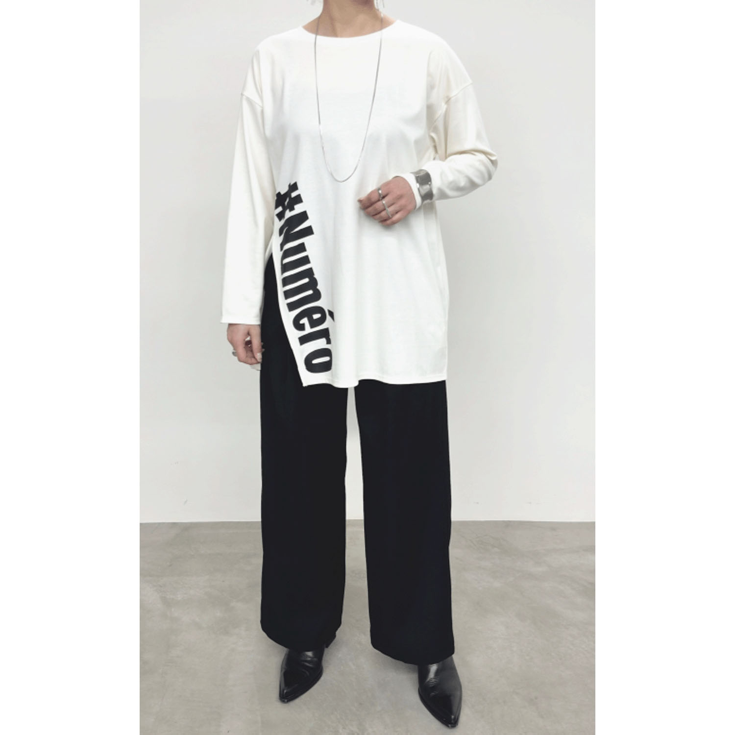 NUS フロントスリットビッグロゴT - 画像3