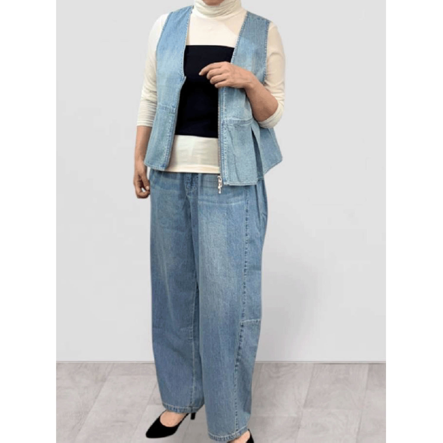 【Insta Live】QTUME バレルレッグデニムパンツ - 画像16