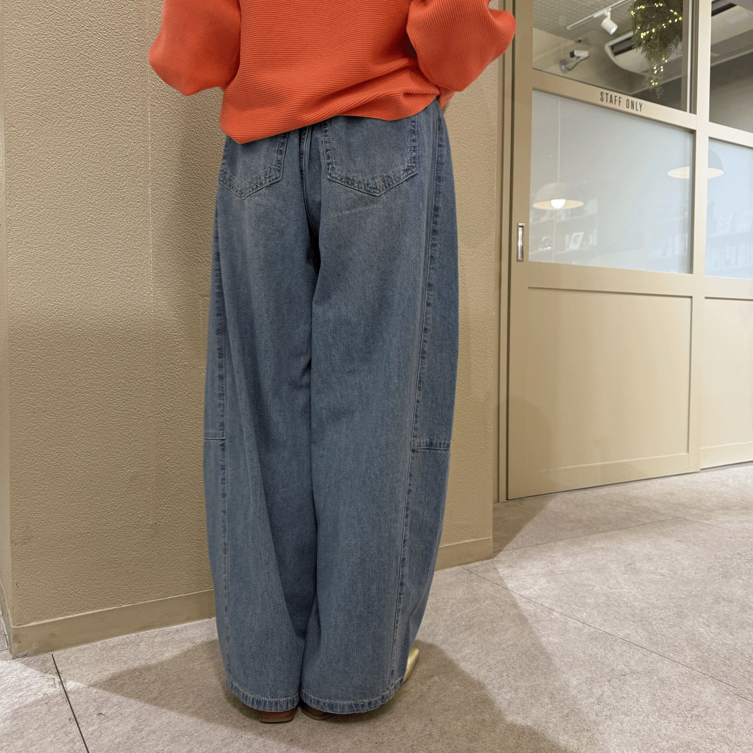 【Insta Live】QTUME バレルレッグデニムパンツ - 画像8