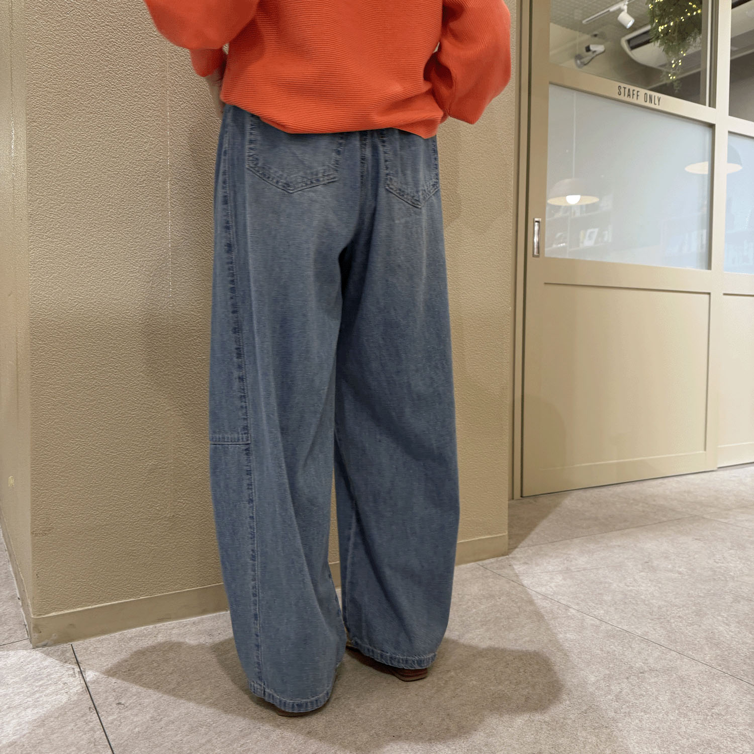 【Insta Live】QTUME バレルレッグデニムパンツ - 画像9