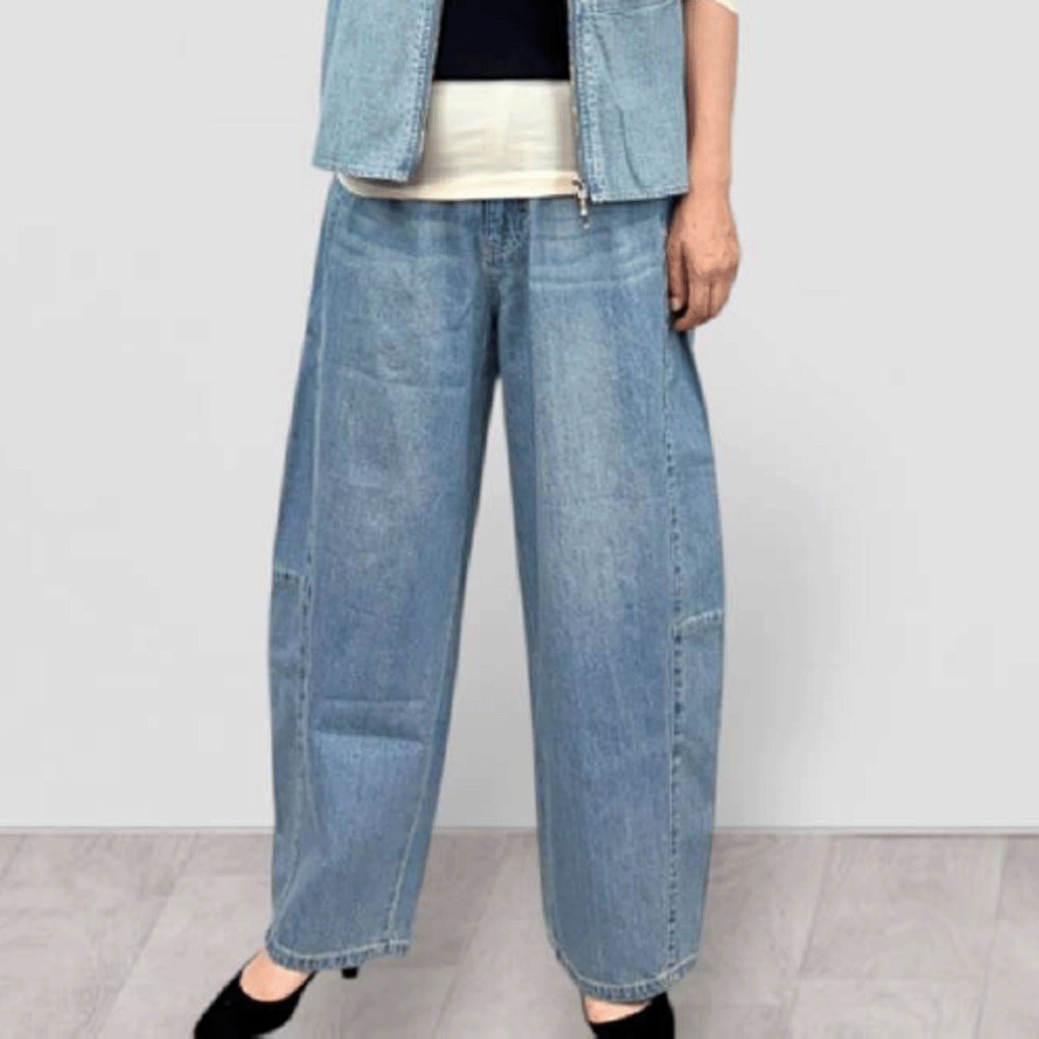 【Insta Live】QTUME バレルレッグデニムパンツ - 画像10