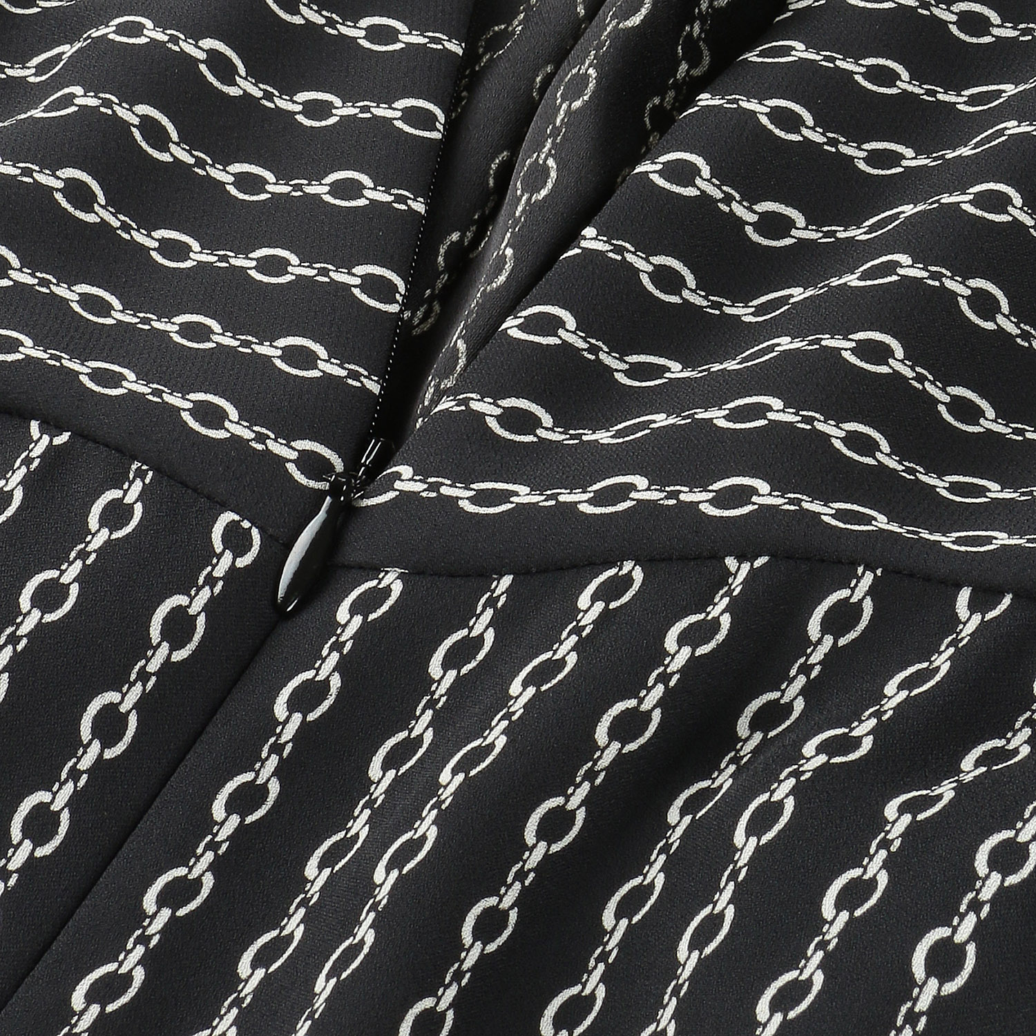 【Insta Live】一珠 KOKIA チェーン柄プリントボウタイブラウス - 画像4