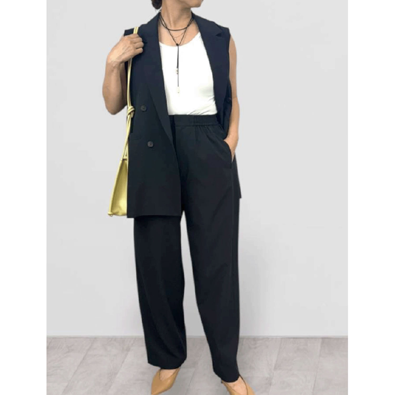 【Insta Live】QTUME スリットダブルベスト - 画像10