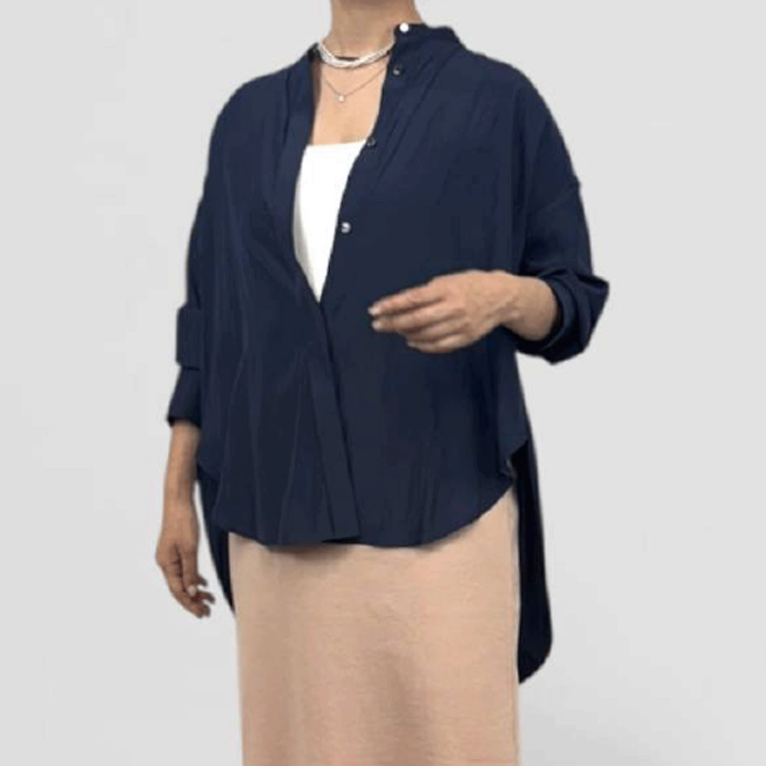 【Insta Live】QTUME バンドカラーシャツ - 画像12