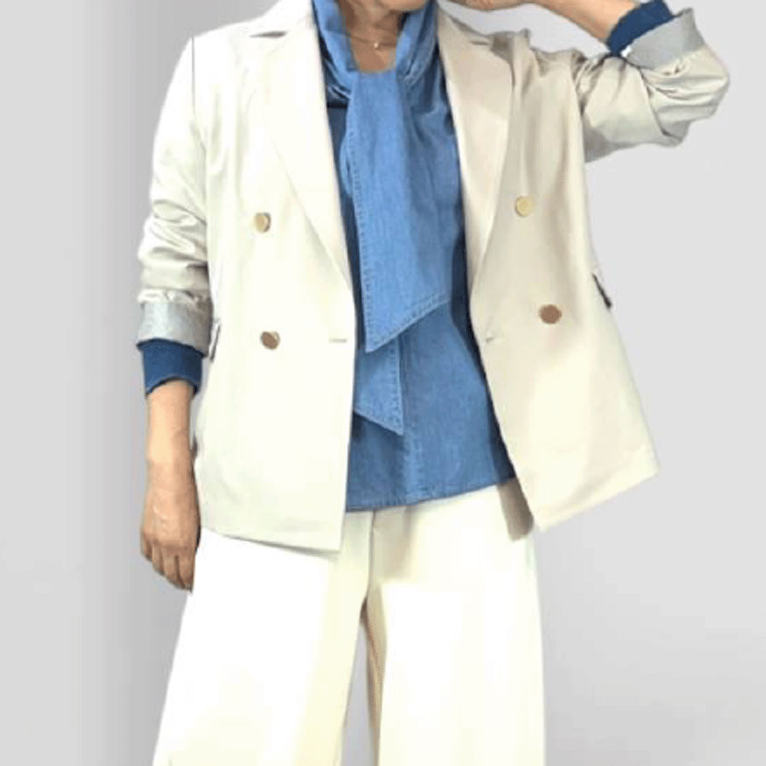 QTUMU ダブルブレザー - 画像1